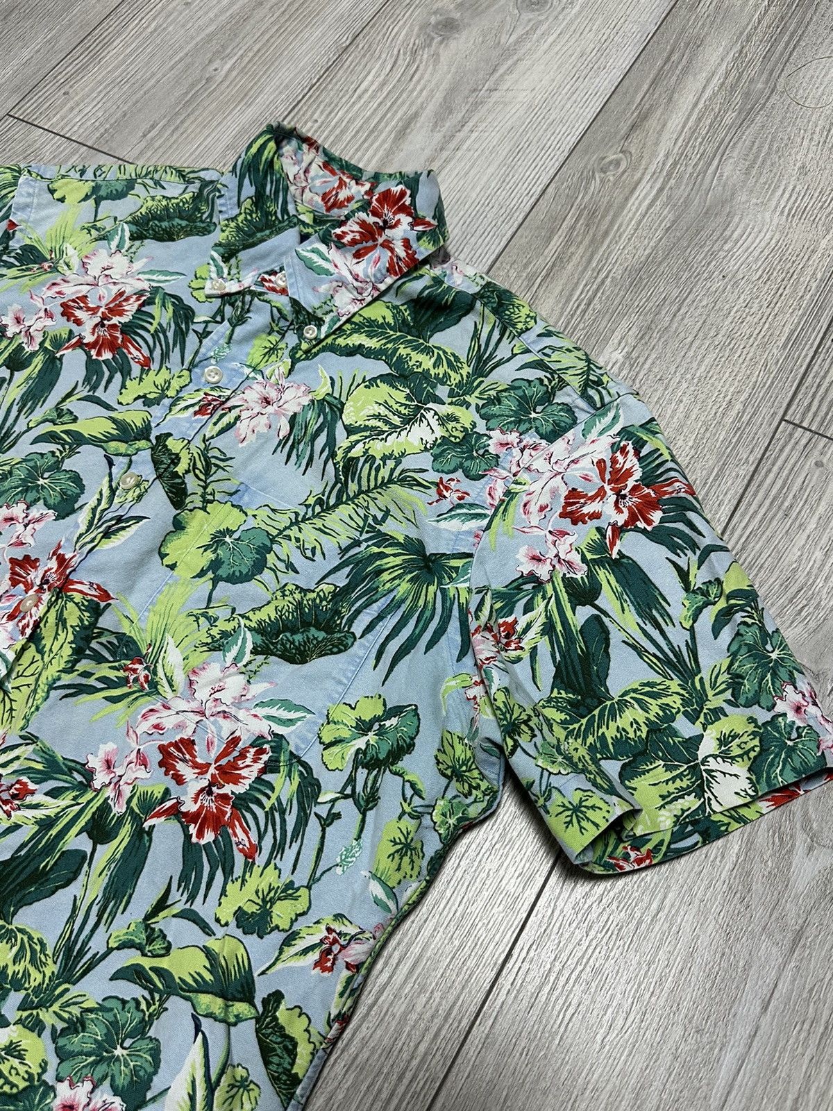 Vintage Polo Ralph Lauren Hawaii Rayon Shirt Size US M / EU 48-50 / 2 - 2 Thumbnail