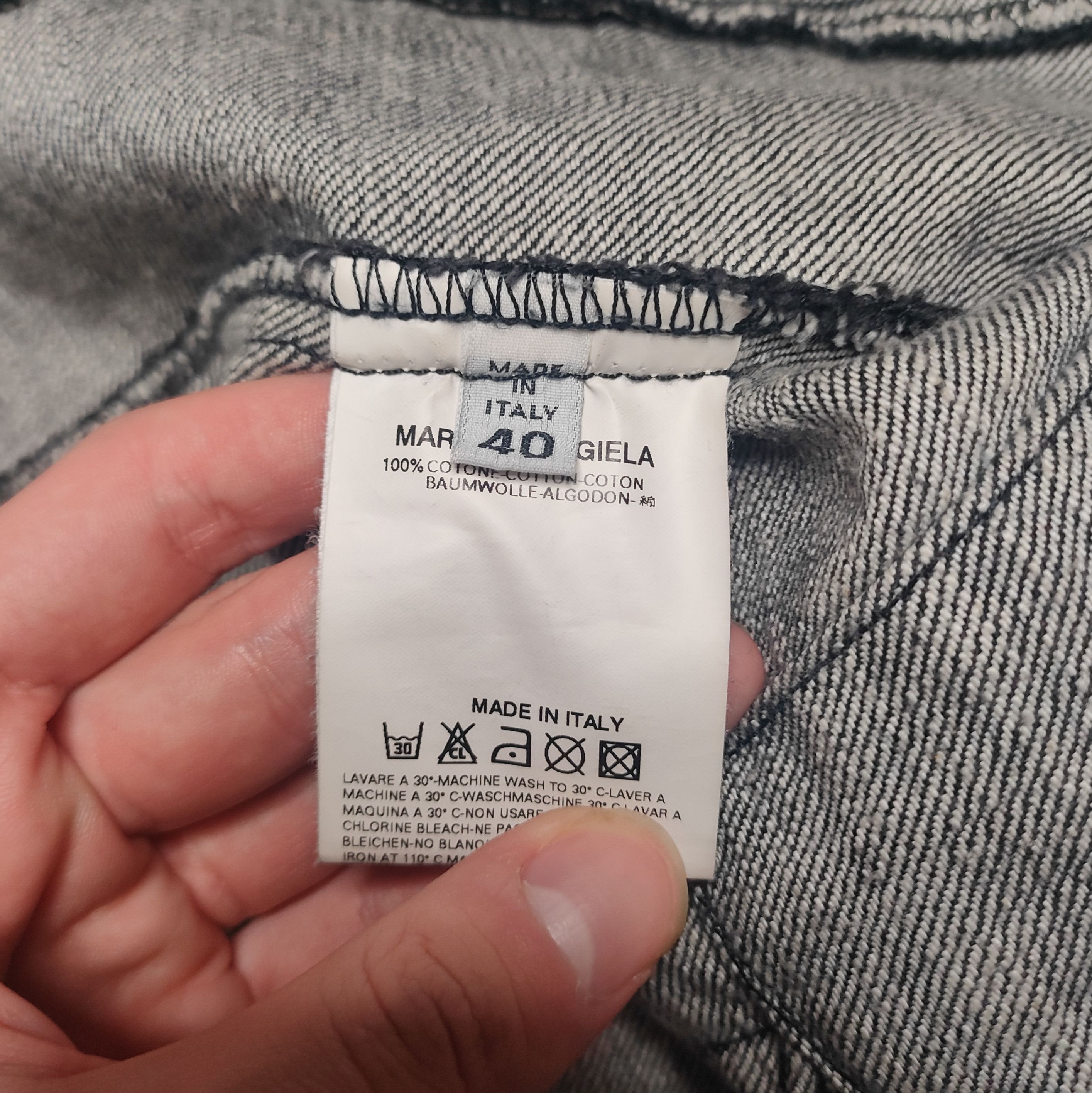 Maison Margiela Maison Margiela vintage old line six 2002SS denim jacket Size S / US 4 / IT 40 - 8 Thumbnail