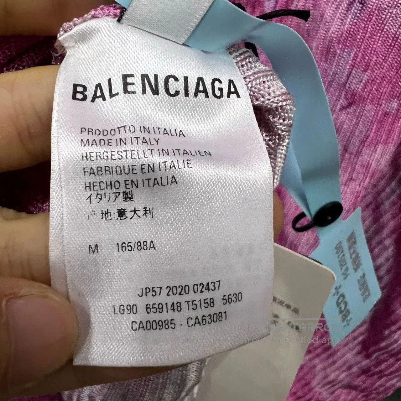 Balenciaga Balenciaga Tie-Dye Tie Shirt. Size US M / EU 48-50 / 2 - 4 Thumbnail