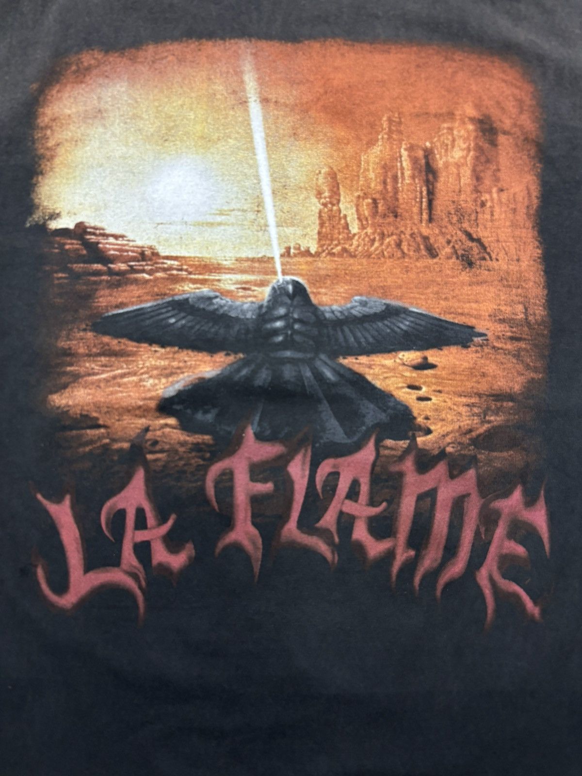 Travis Scott Travis Scott Coachella Exclusive La Flame Utopia Tee, Black Size US M / EU 48-50 / 2 - 5 Thumbnail