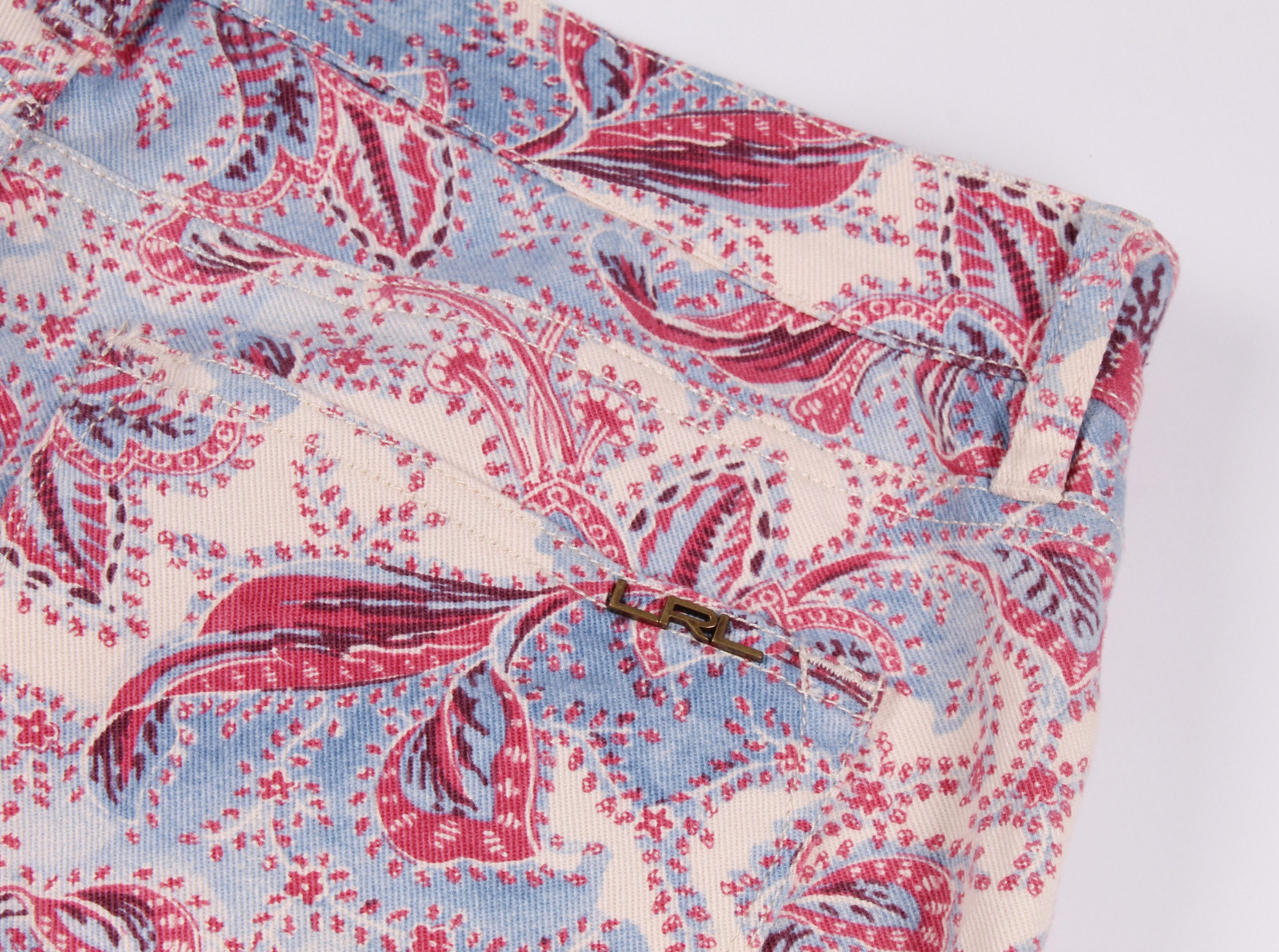 Ralph Lauren LRL Ralph Lauren Paisley Straight Jeans Pants Size 32" / US 10 / IT 46 - 6 Thumbnail