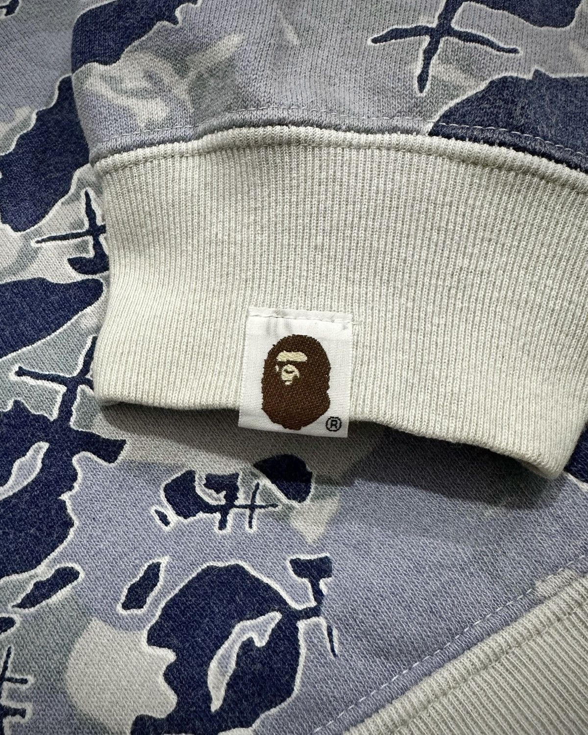 Bape Bape X Kaws Camo Full Zip Hoodie Size US XL / EU 56 / 4 - 8 Thumbnail