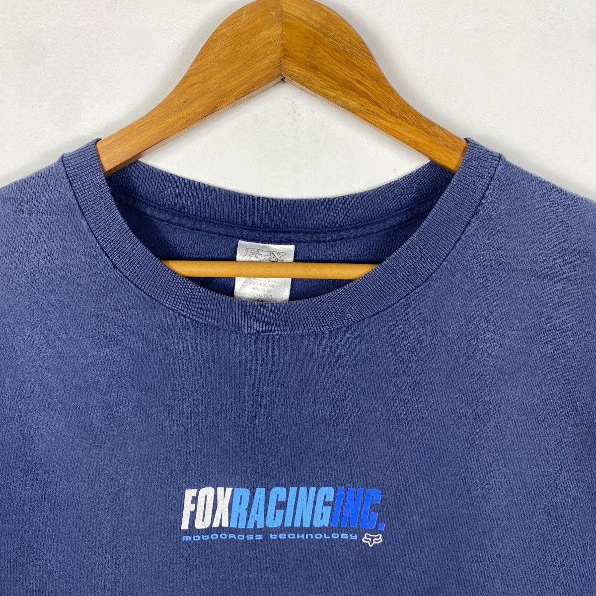 Fox Racing Vintage 00s FOX RACING Motocross Technology Graphic Faded Size US M / EU 48-50 / 2 - 5 Thumbnail