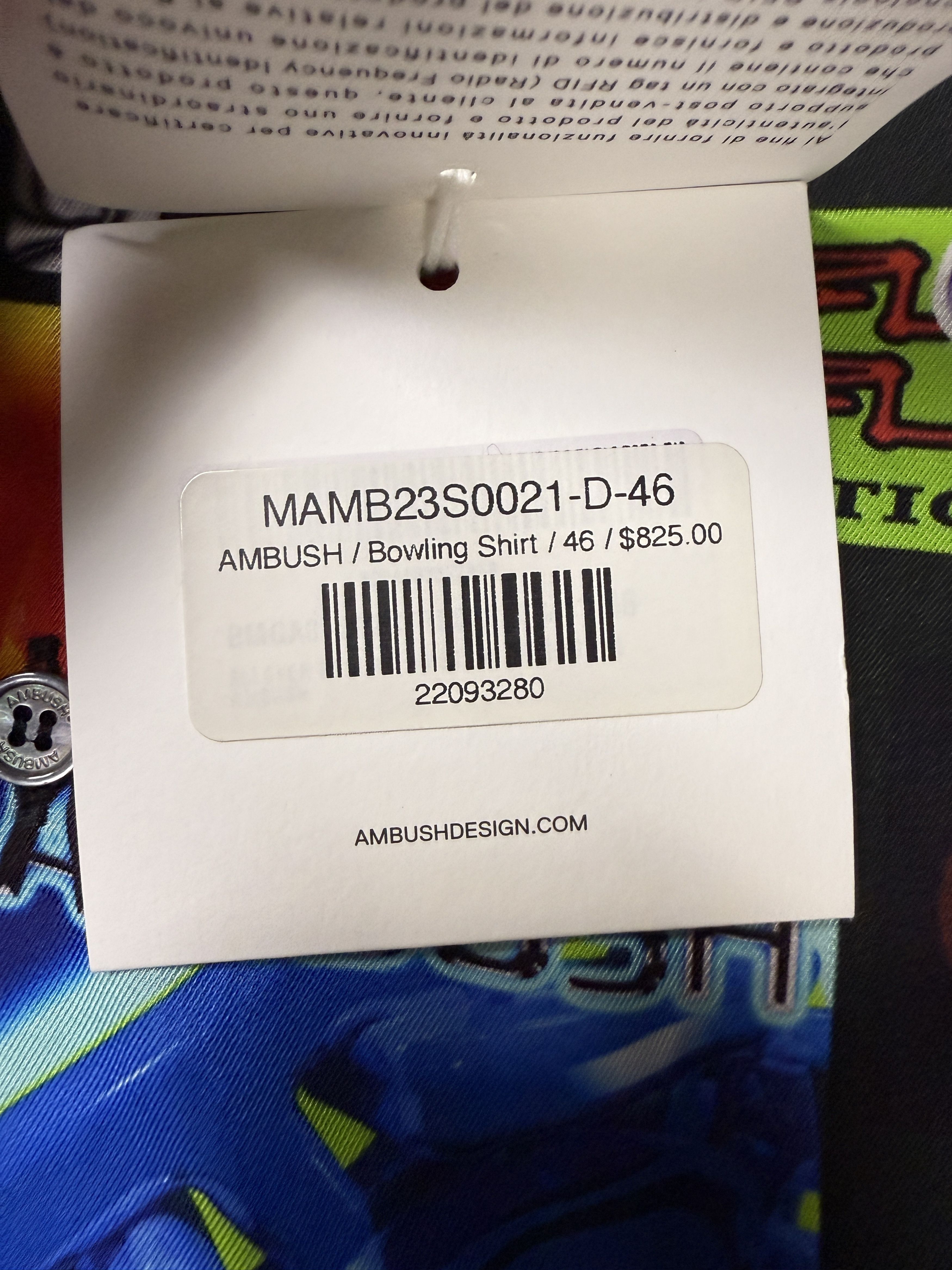 Ambush Design $825 Ambush Bowling Shirt Size US S / EU 44-46 / 1 - 10 Thumbnail