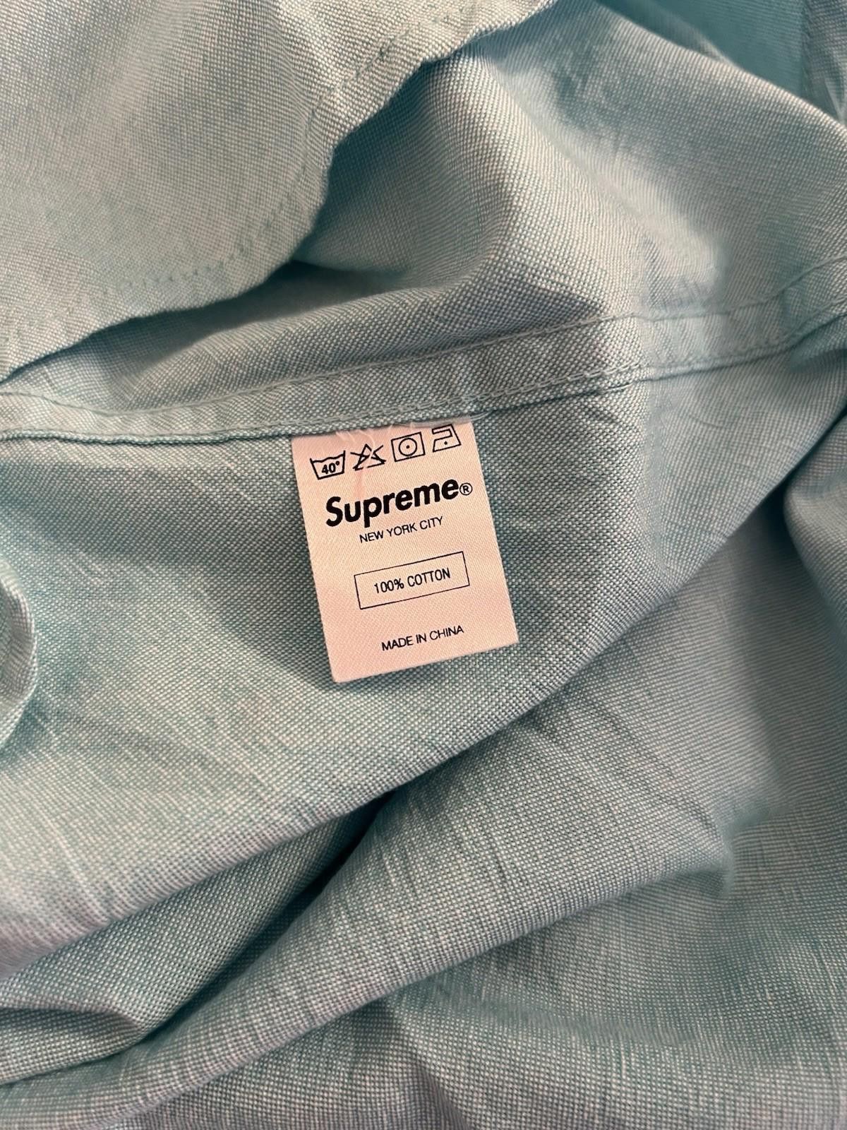 Supreme SS12 SUPREME S/S OXFORD SHIRT SEA FORM M 2012 Size US M / EU 48-50 / 2 - 8 Thumbnail