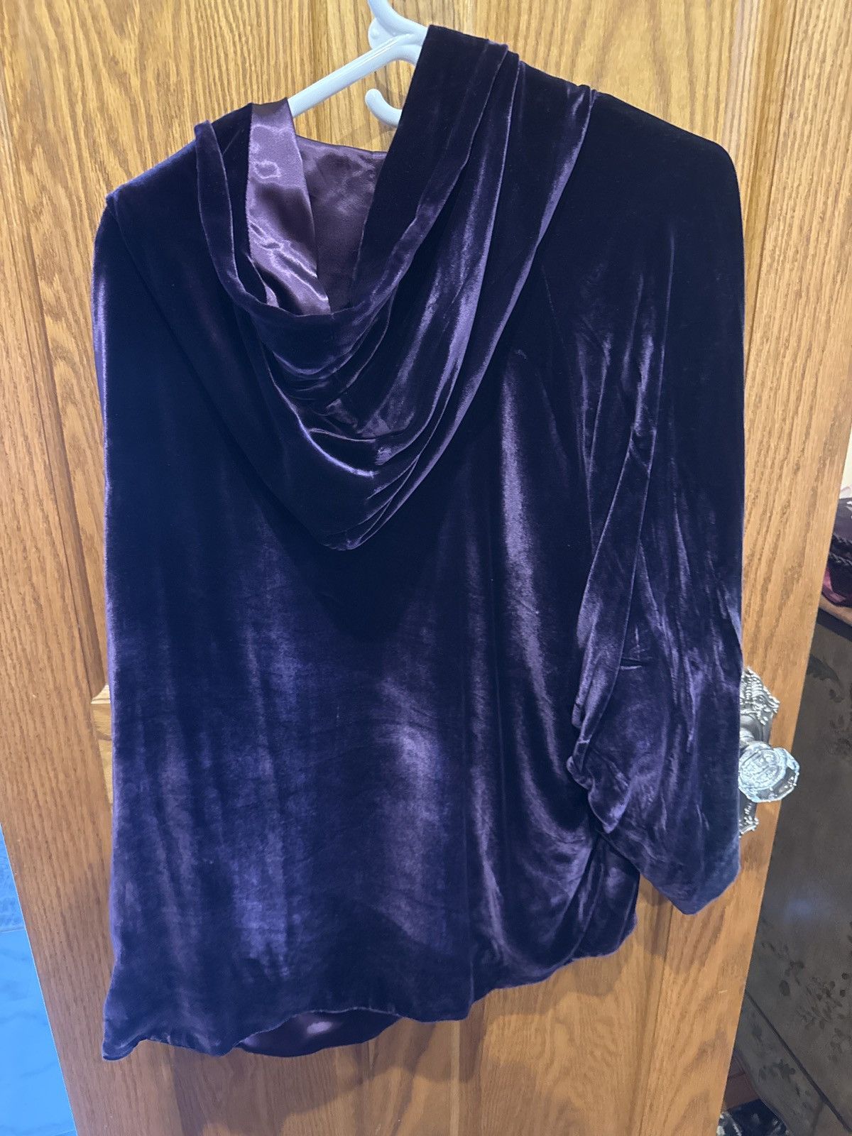 Other Purple velvet coat Size L / US 10 / IT 46 - 4 Thumbnail