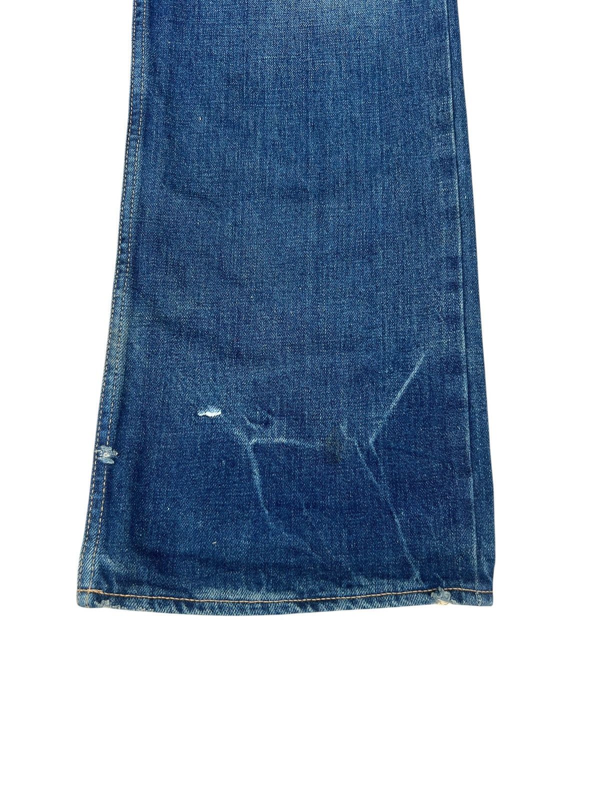 Backbone Vintage BackBone Distress Mud Denim Bootcut Selvedge Jeans Size US 31 - 13 Thumbnail