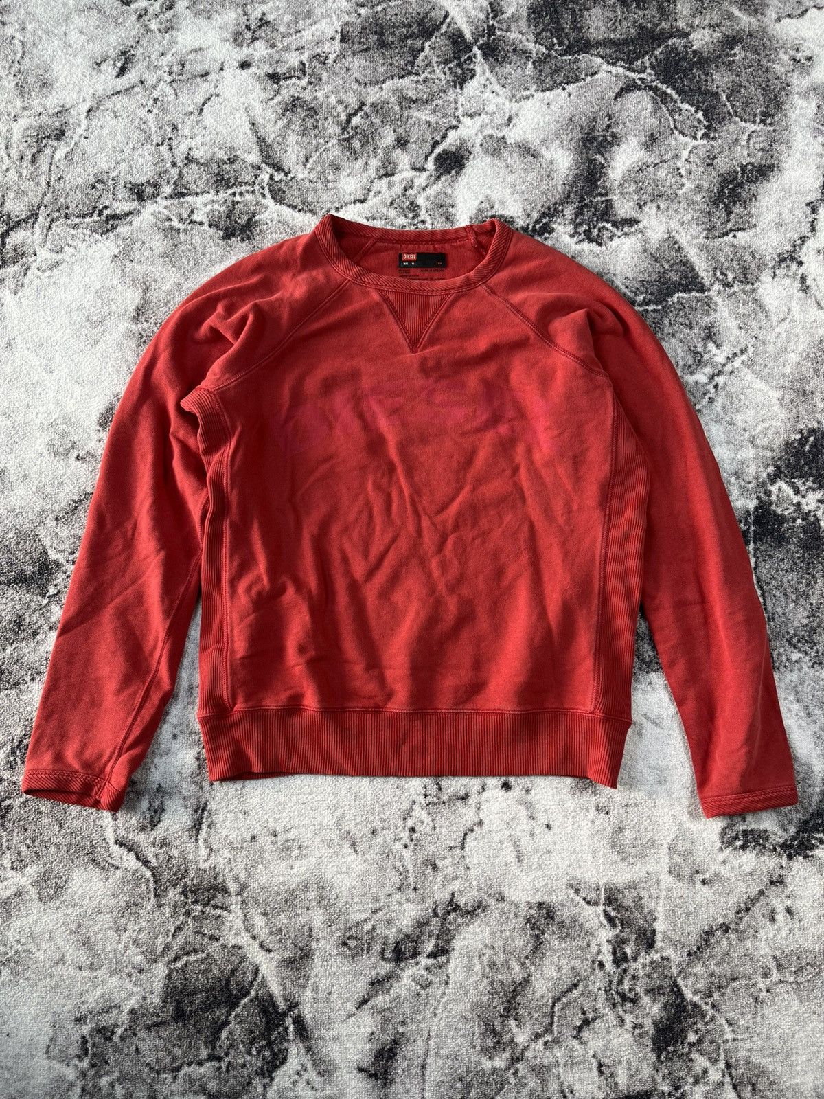 Diesel Diesel Red ♥️ Sweatshirt Y2K Minimal Fit Size US M / EU 48-50 / 2 - 1 Thumbnail