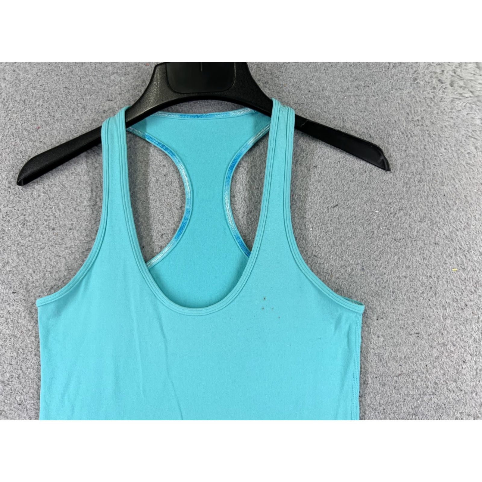 Lululemon Lululemon Shirt Women 4 Blue Racerback Tank - Read Size S / US 4 / IT 40 - 4 Thumbnail