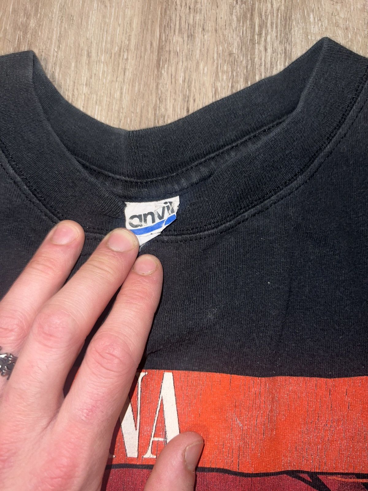 Anvil × Vintage Vintage Anvil Nirvana Size US S / EU 44-46 / 1 - 3 Thumbnail