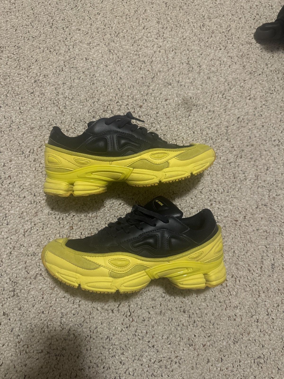 Raf Simons Raf Simons x adidas Ozweego Bright Yellow Night Navy Size US 9.5 / EU 42-43 - 1 Thumbnail