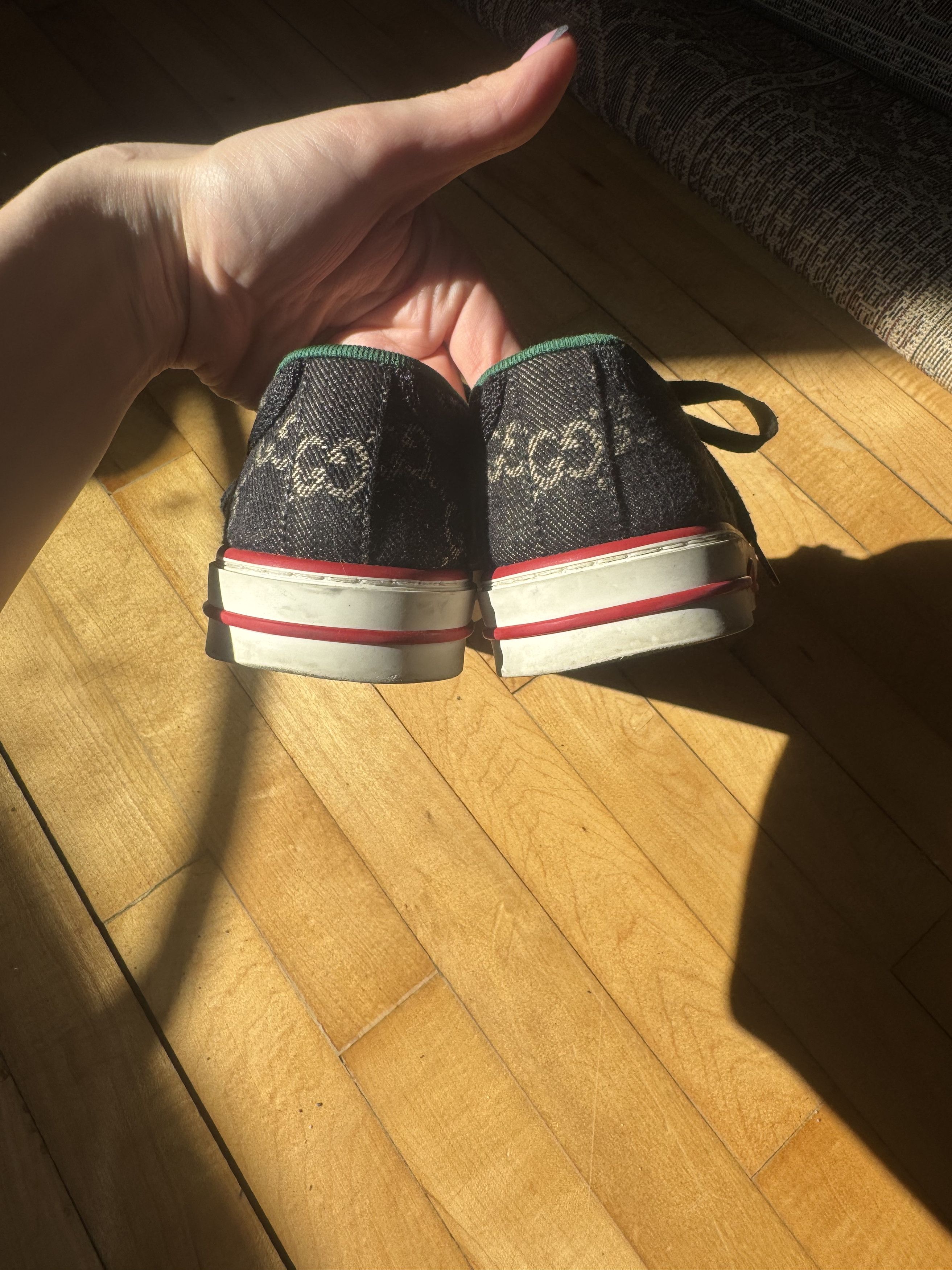 Gucci Gucci Tennis 1977 GG Logo Black Multi Size US 7 / IT 37 - 5 Thumbnail