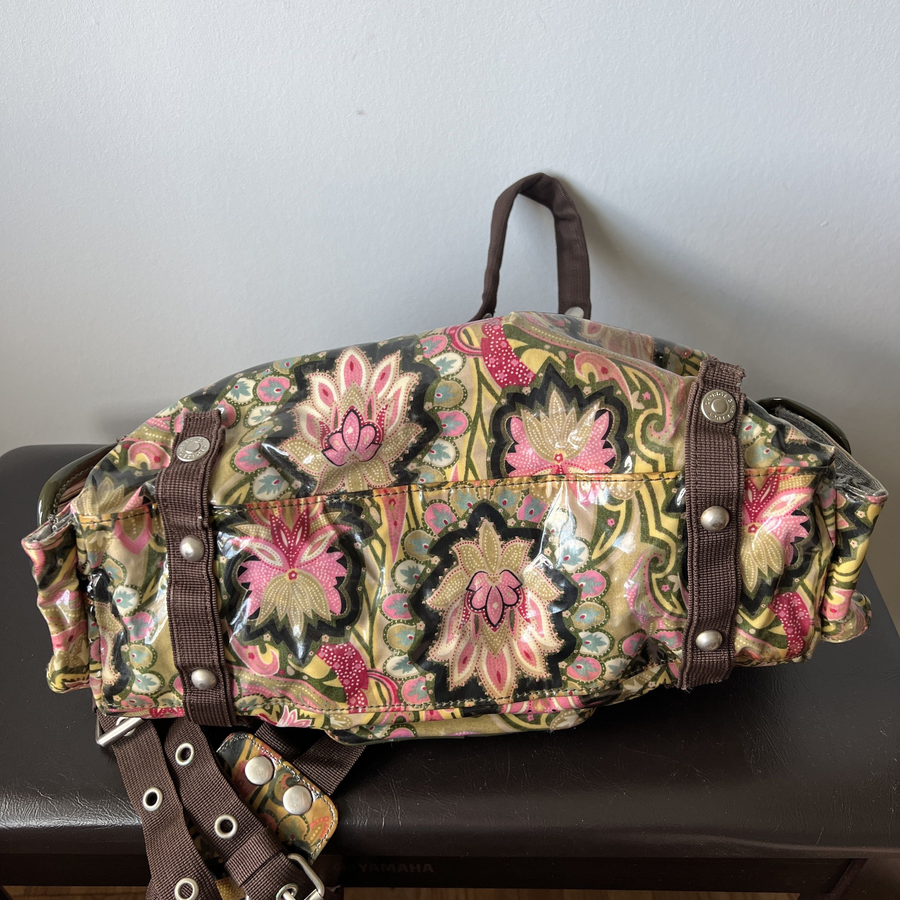 George Gina & Lucy Vintage GEORGE GINA & LUCY WAHUNA HAI Vinyl 2005 Floral Bag Size ONE SIZE - 9 Thumbnail