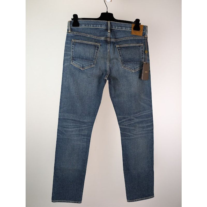 Tom Ford o1rshd1 Straight-Fit Denim Jeans in Navy Size US 34 / EU 50 - 6 Thumbnail