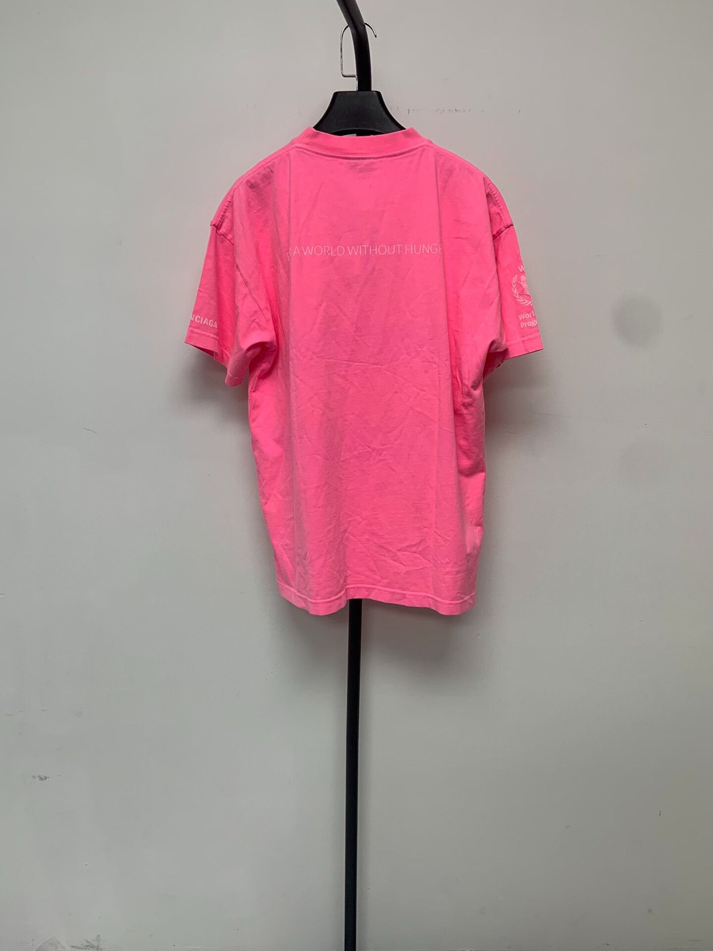 Balenciaga balenciaga pink logo print t-shirt Size US M / EU 48-50 / 2 - 2 Thumbnail