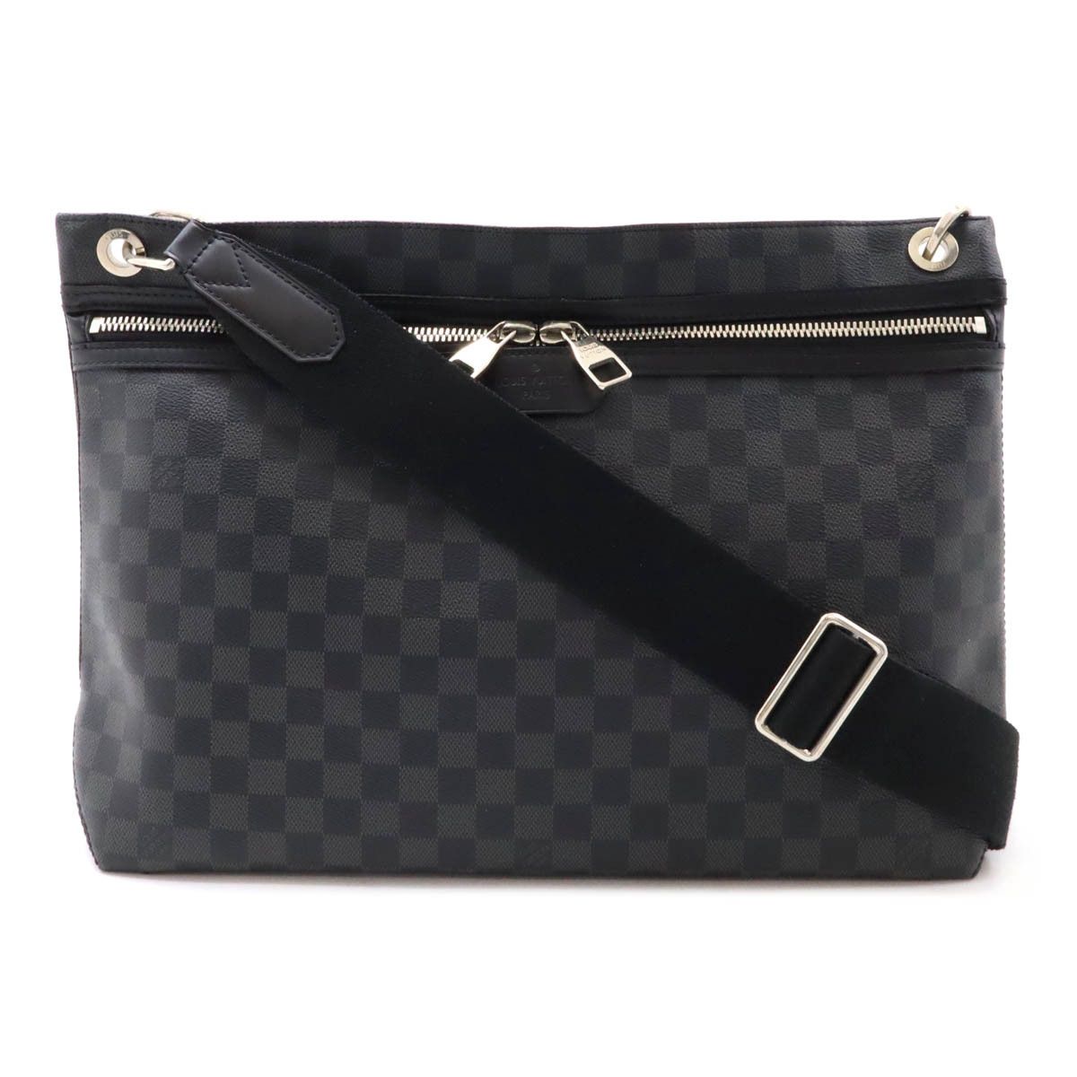Louis Vuitton Louis Vuitton Damier Graphite Hunter Shoulder Bag N41656 Canvas Crossbody Bag N41656 in Black