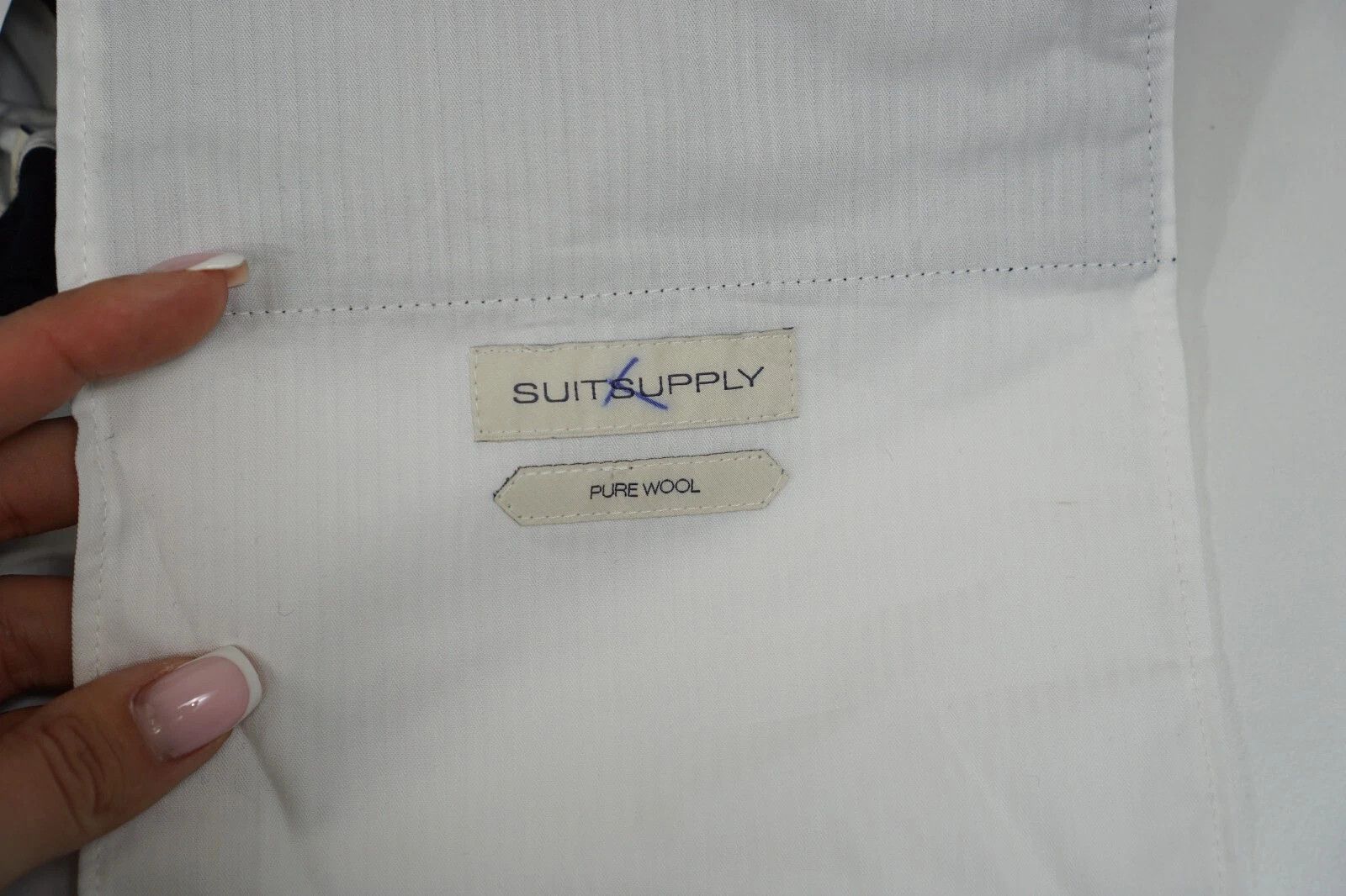 Suitsupply Men Suitsupply Trousers Blue Ames Pleat ES Blue Flannel US36 Size 36R - 3 Thumbnail