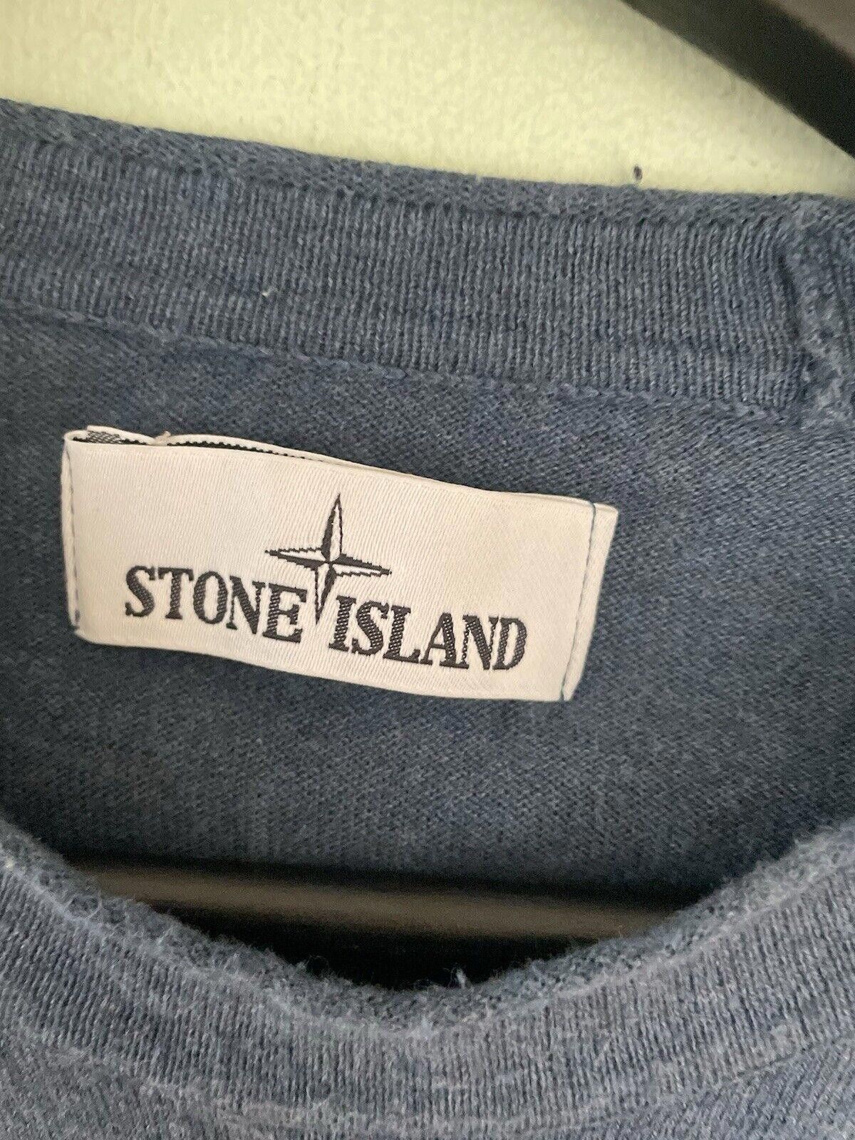 Stone Island Stone Island Jumper Fits A Medium Navy Sweater Size US M / EU 48-50 / 2 - 4 Thumbnail
