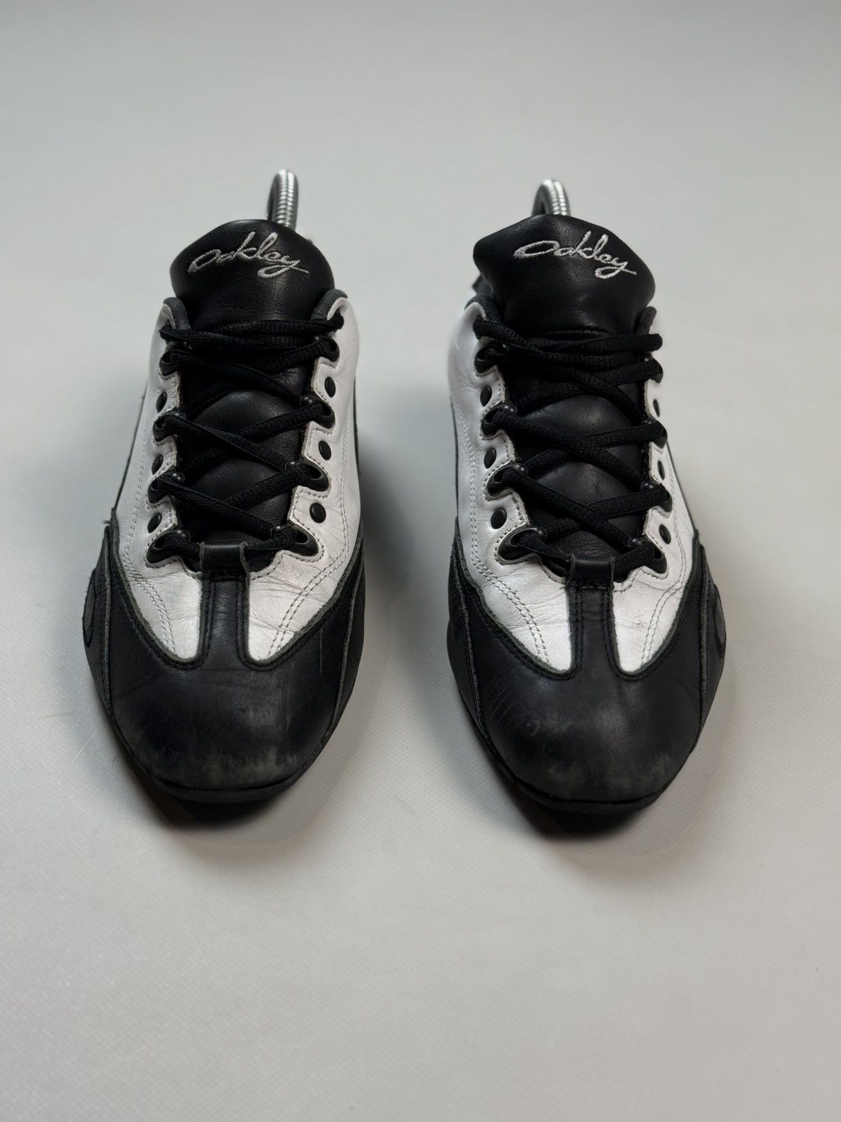 Oakley Archive 00s Oakley Leather Low Top Racing Sneakers Shoes Size US 8.5 / IT 38.5 - 9 Thumbnail
