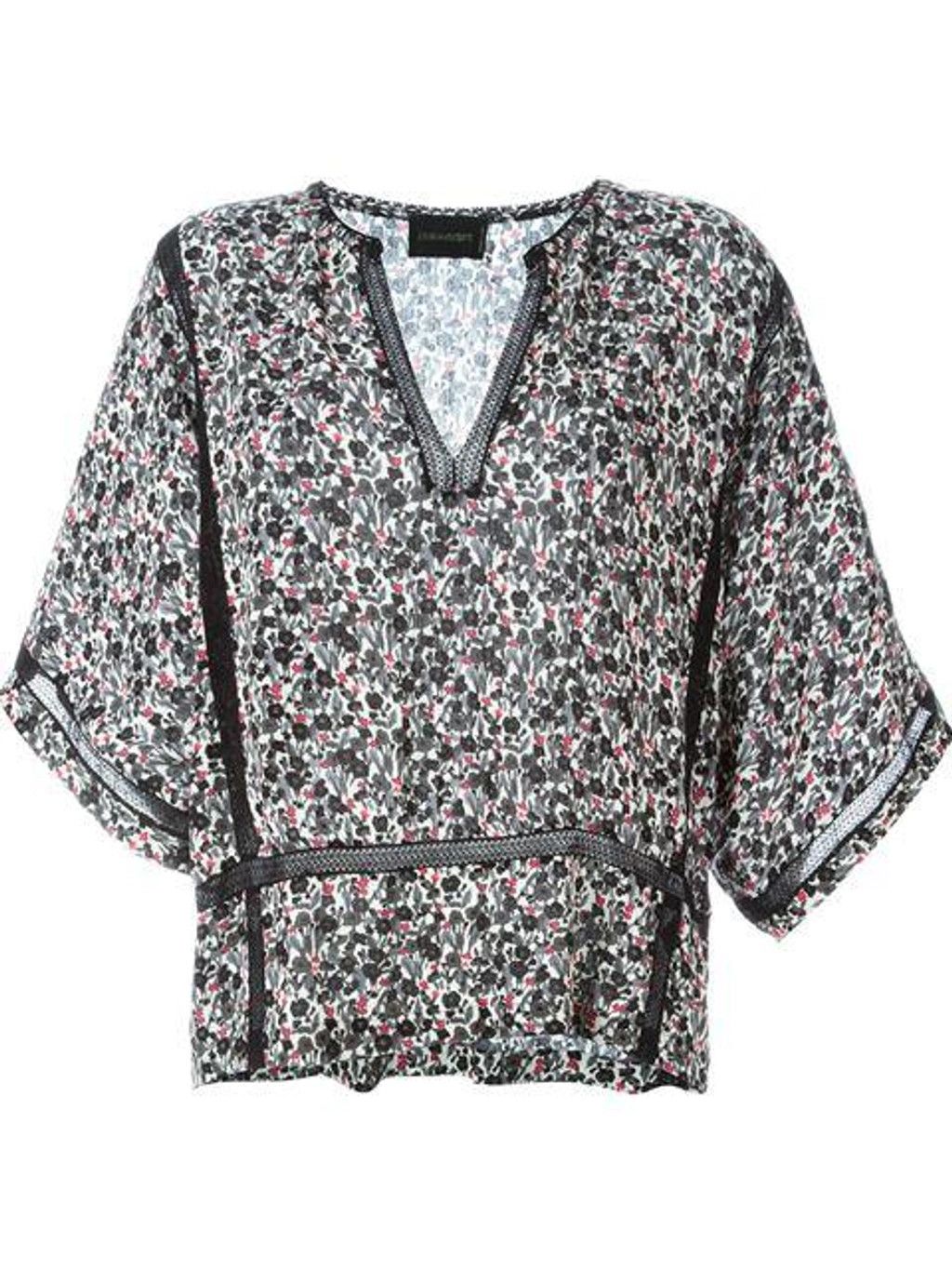 Zadig & Voltaire Zadig & Voltaire Chaman print small eve Blouse Size M / US 6-8 / IT 42-44 - 1 Thumbnail