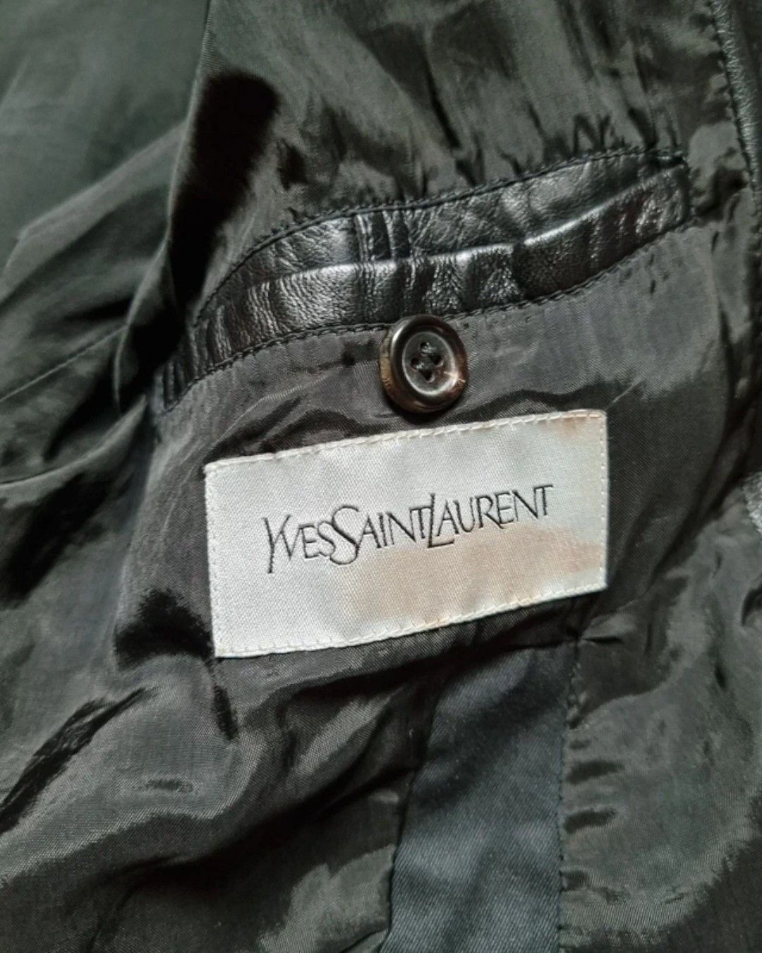 Yves Saint Laurent 3 ZIP LEATHER BOMBER JACKET Size US M / EU 48-50 / 2 - 5 Thumbnail