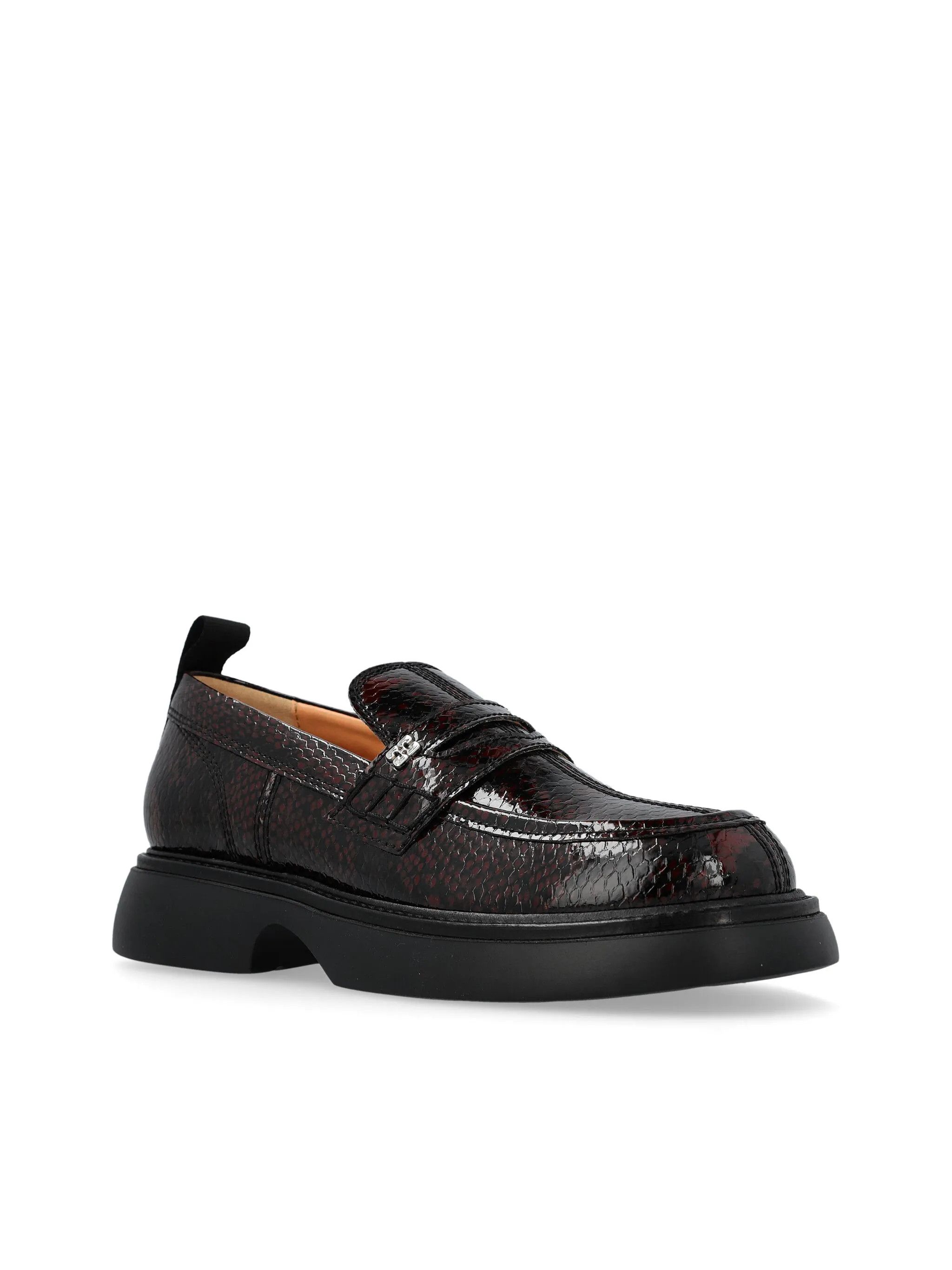 Ganni o1s22i1n0525 Everyday Moccasins in Dark Burgundy Size US 6 / IT 36 - 4 Thumbnail