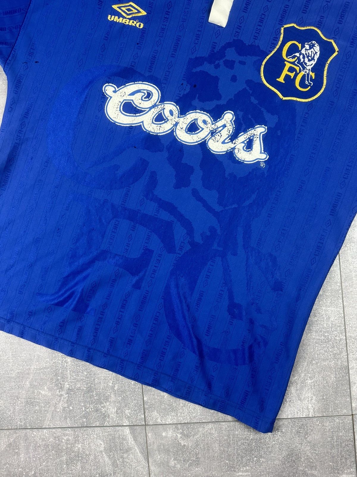 Umbro Umbro Chelsea 1995/97 Home Soccer Football Jersey Size US M / EU 48-50 / 2 - 4 Thumbnail