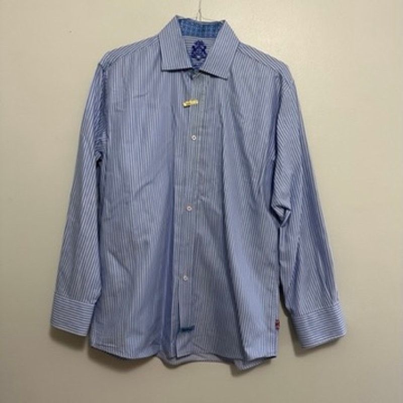 English Laundry English Laundry blue striped button down size 16.5 Size US L / EU 52-54 / 3 - 2 Thumbnail