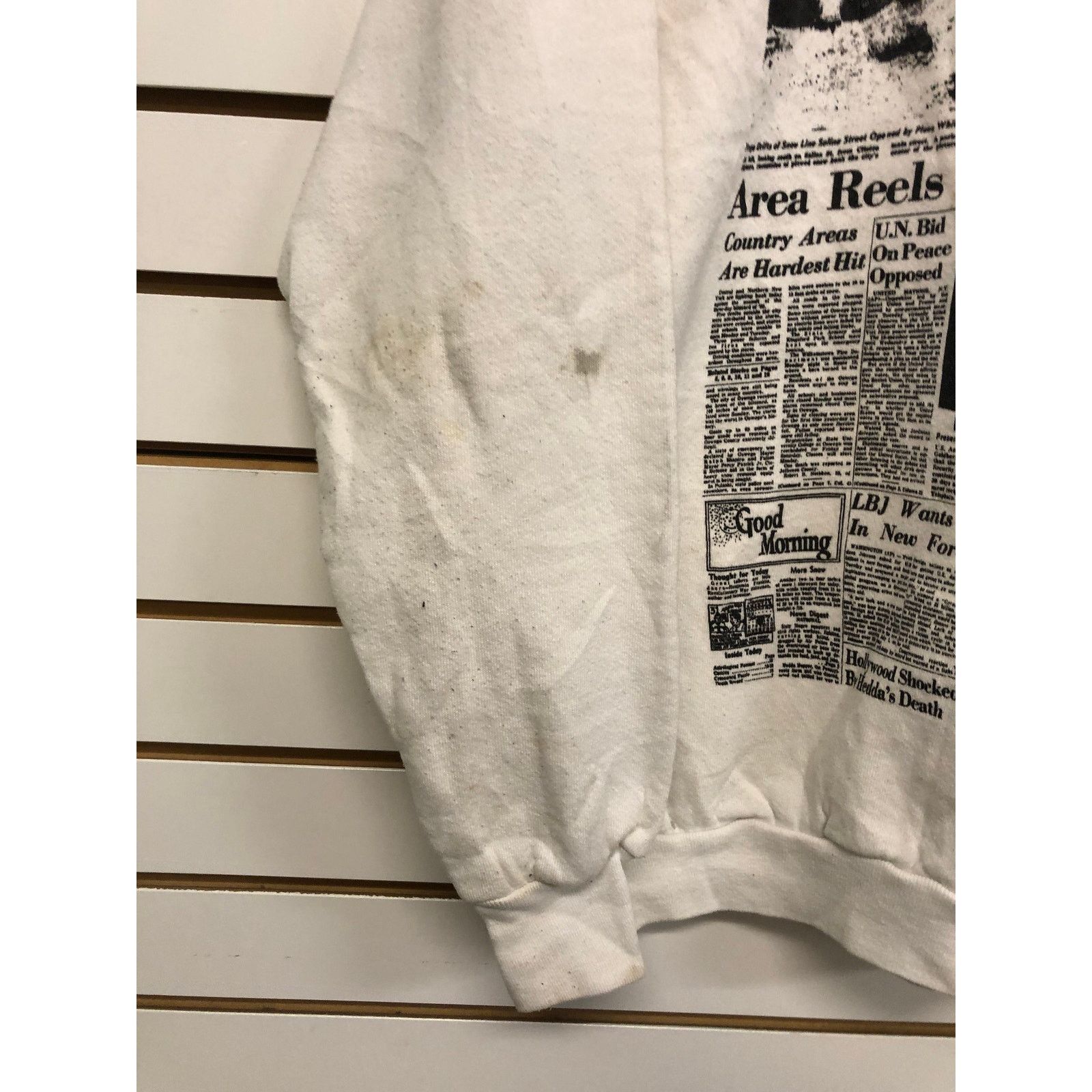 Hanes Vintage Extra the post standard Syracuse 1966 Sweatshirt XL Size US XL / EU 56 / 4 - 2 Thumbnail