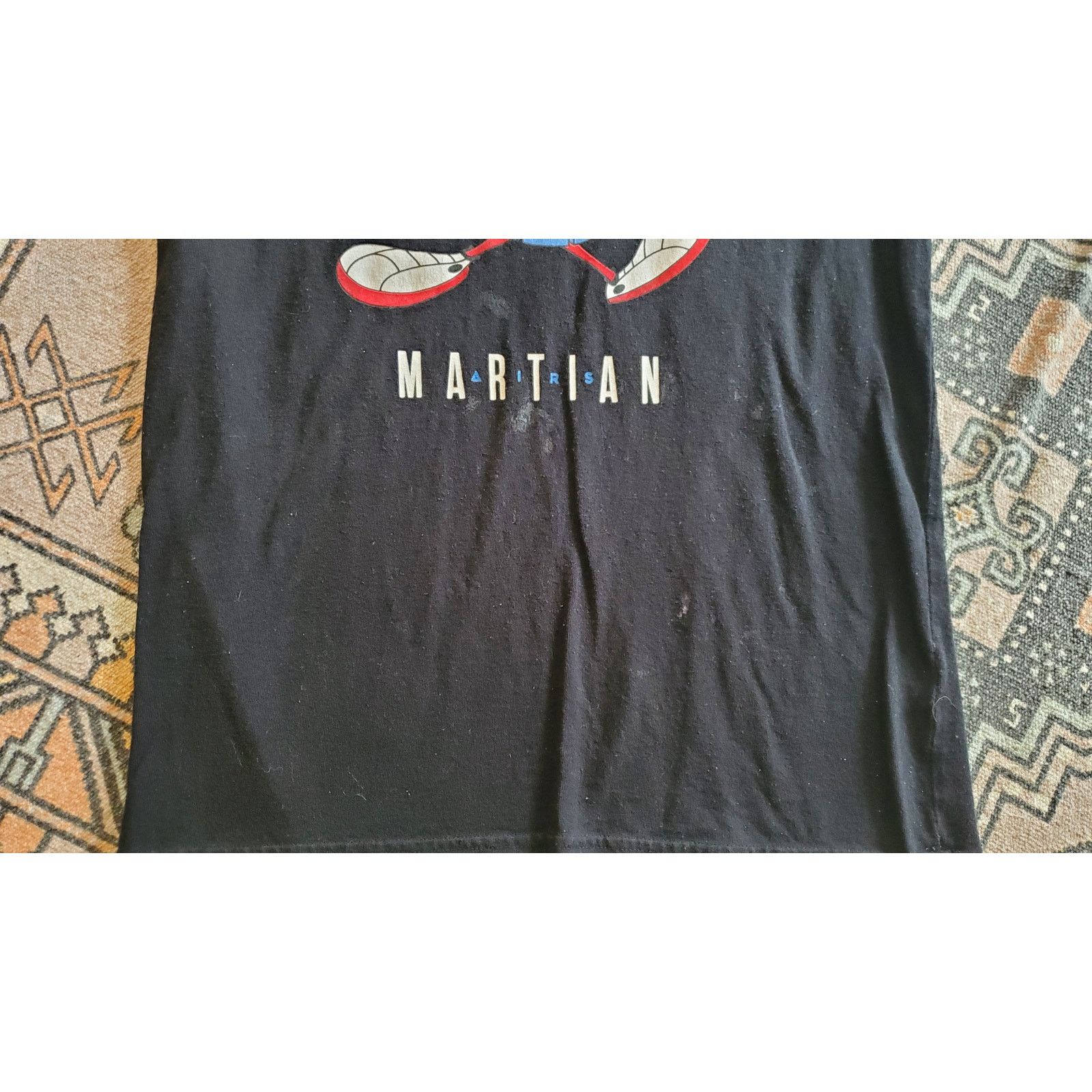Vintage Vintage Marvin the Martian Basketball Black Shirt Size US S / EU 44-46 / 1 - 4 Thumbnail