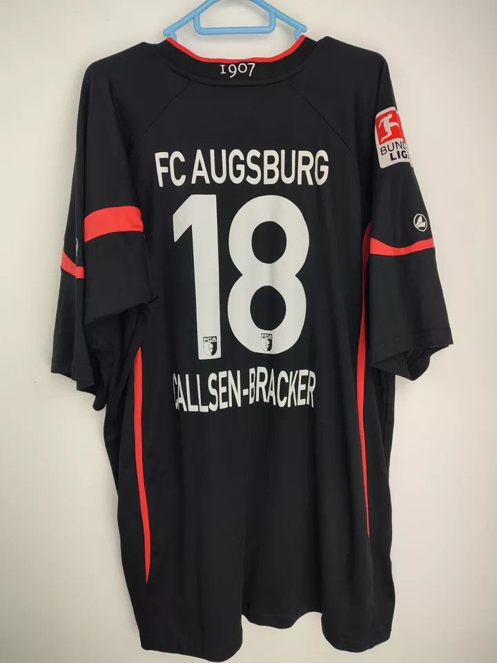 Vintage FC Augsburg 2011/12 Away Matchworn FOOTBALL Kit SHIRT Size US XXL / EU 58 / 5 - 15 Thumbnail