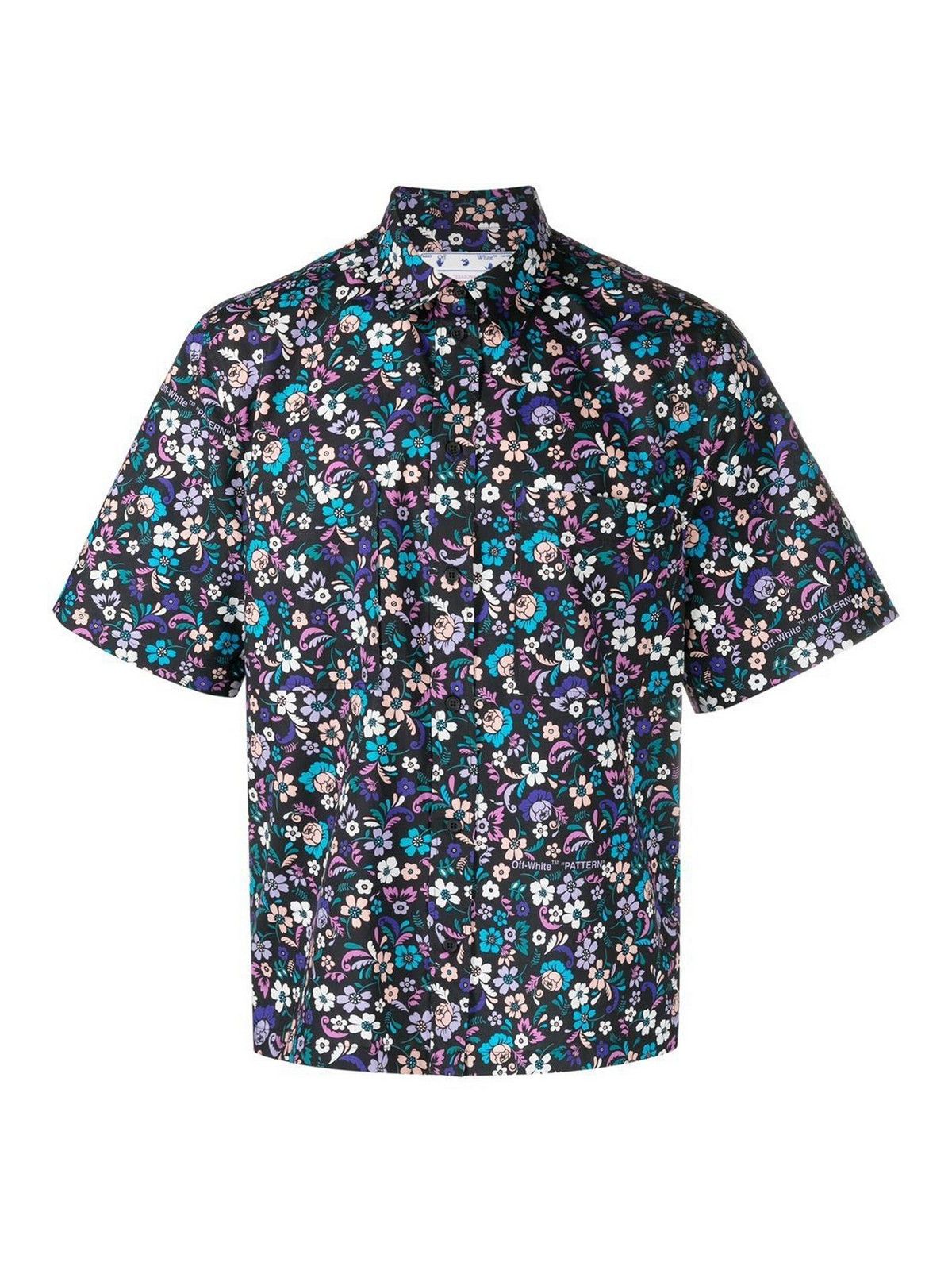 Off-White o1y0325 Patterned Shirt in Multicolor Size US L / EU 52-54 / 3 - 1 Thumbnail