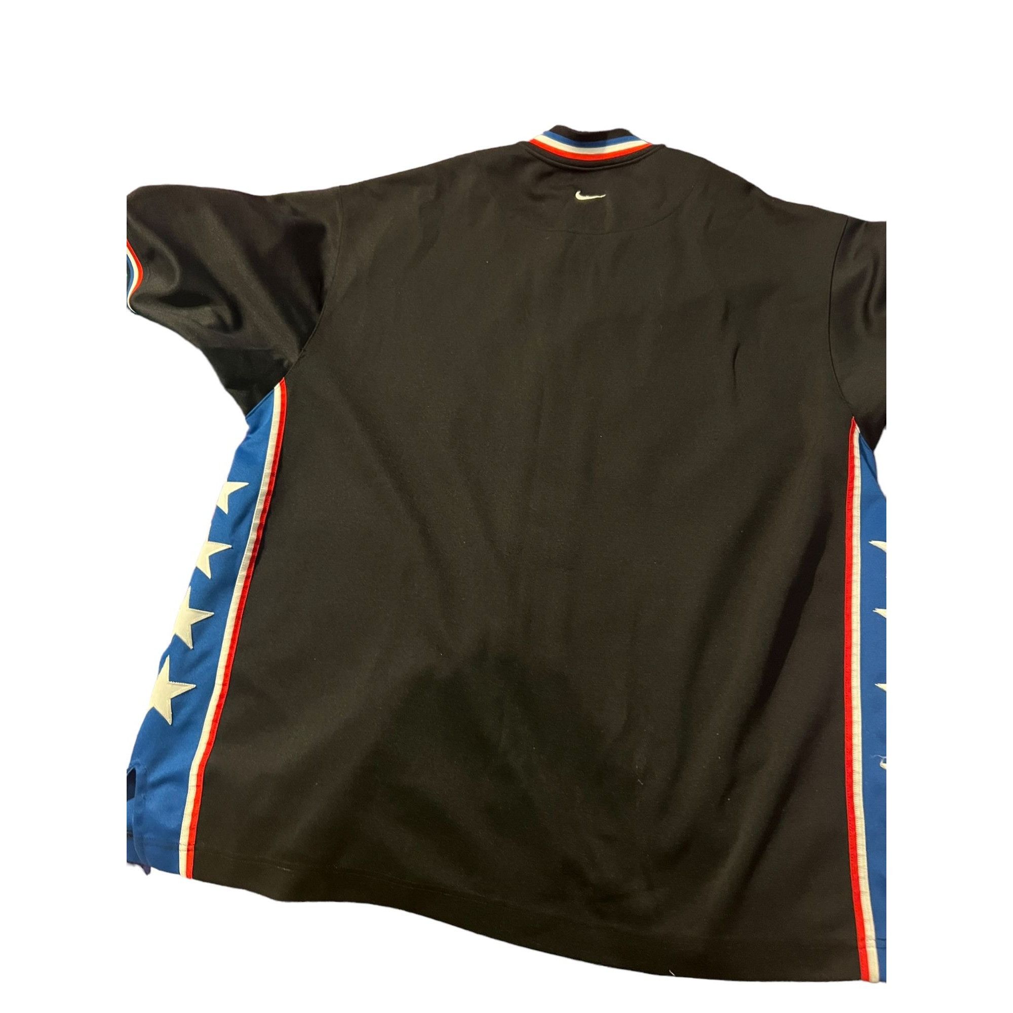 Nike Nike Sixers Warmup Shirt Jacket Black Red White Blue Size XX Size US XXL / EU 58 / 5 - 5 Thumbnail