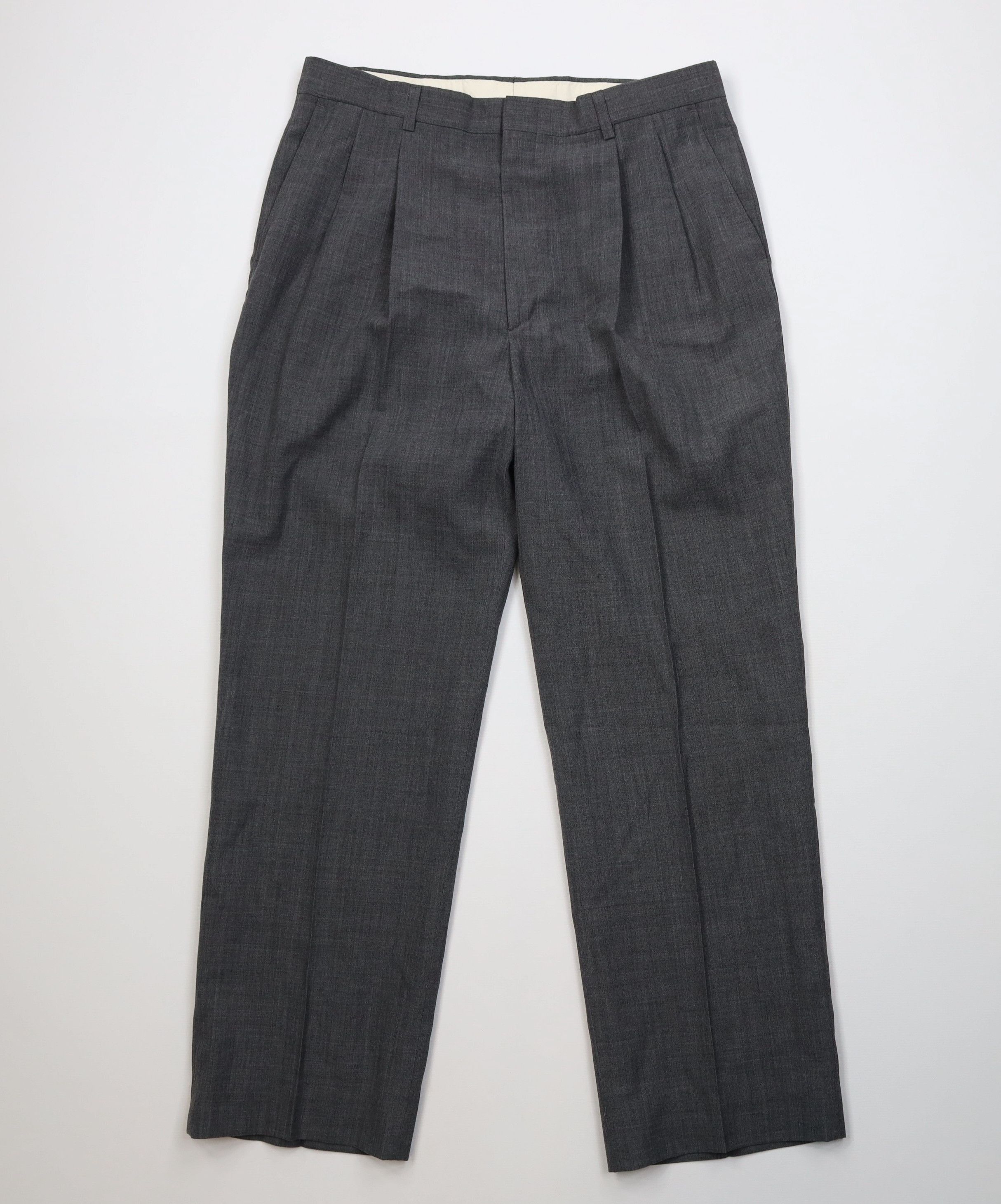 Vintage Vintage 70s Streetwear Wool Blend Wide Leg Chino Pants Size US 34 / EU 50 - 1 Thumbnail
