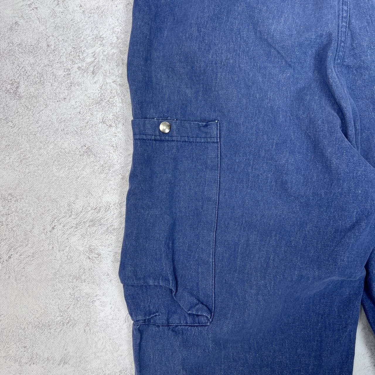 Le Laboureur Vintage 80s French Workwear Faded Sanfor Pants Size US 38 / EU 54 - 15 Thumbnail