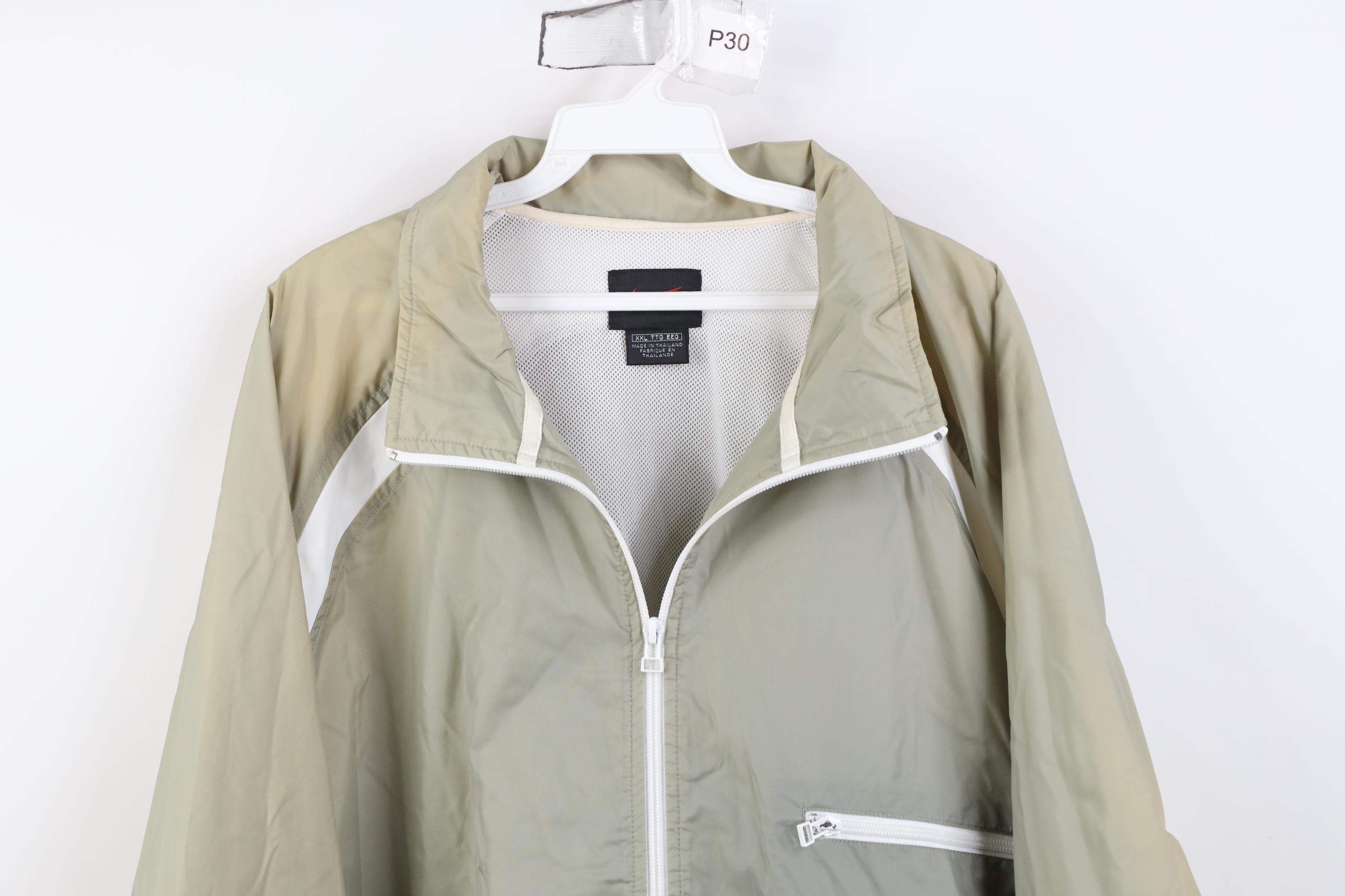 Nike Vintage Y2K Nike Mini Swoosh Sun Faded Windbreaker Jacket Size US XXL / EU 58 / 5 - 2 Thumbnail