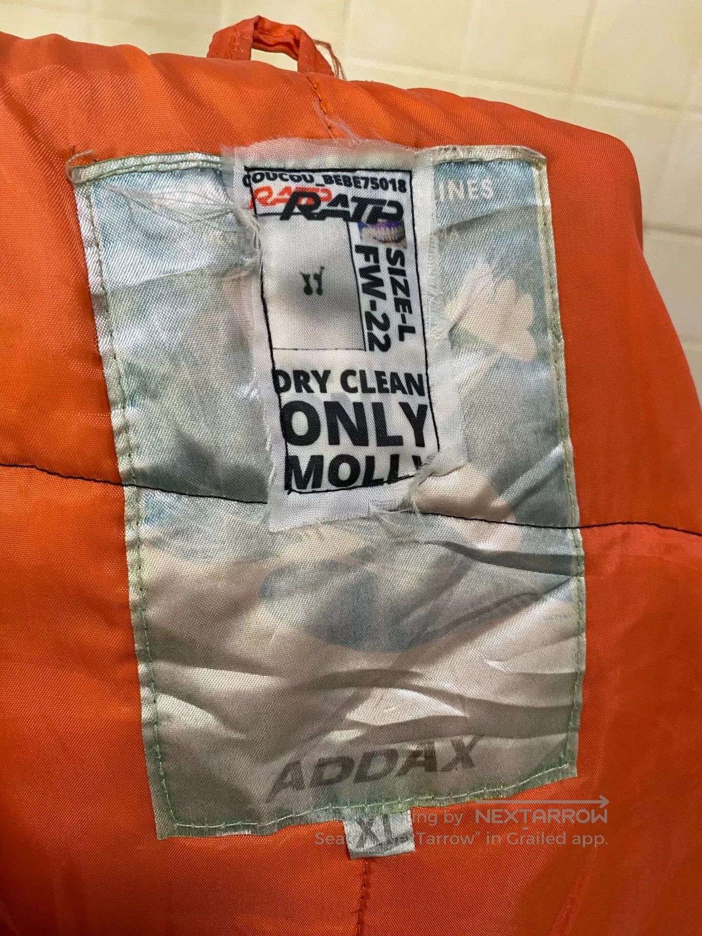 Vintage Coucoubebe MA-1 Bomber Jacket. Size US M / EU 48-50 / 2 - 9 Thumbnail