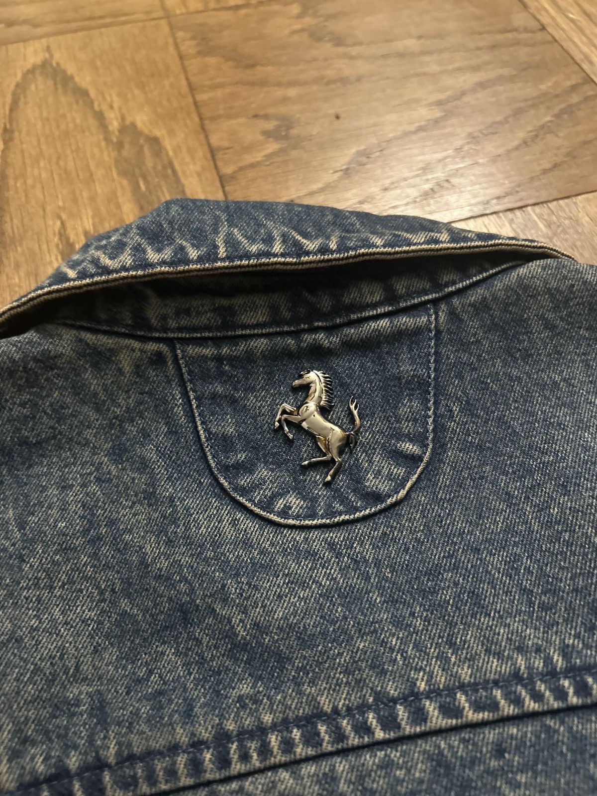 Ferrari Ferrari Boxy Denim Jacket Size US L / EU 52-54 / 3 - 3 Thumbnail