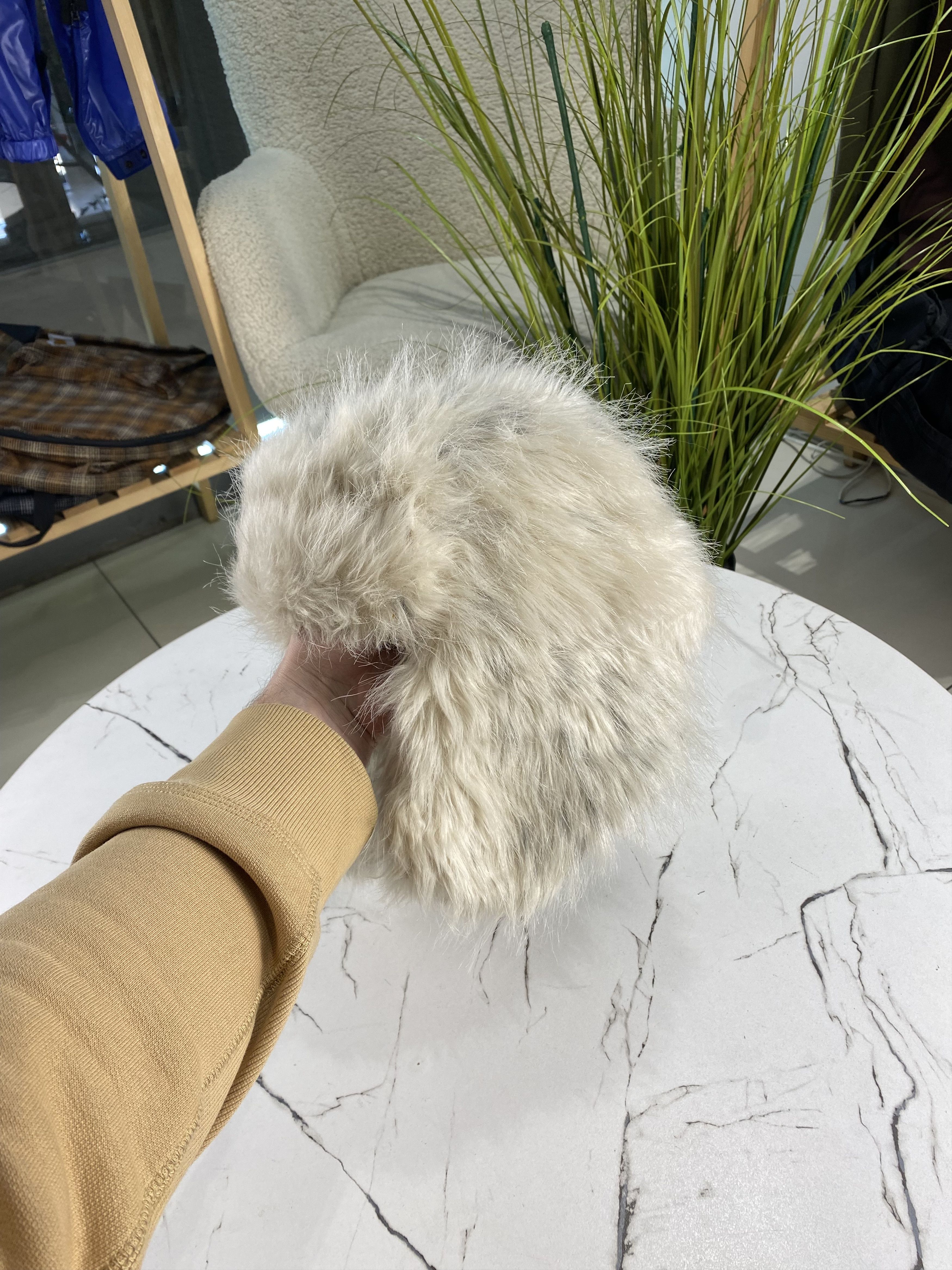 Japanese Brand Y2K Faux Fur Ushanka Vintage Fuzzy Warm Trapper Hat Size ONE SIZE - 5 Thumbnail