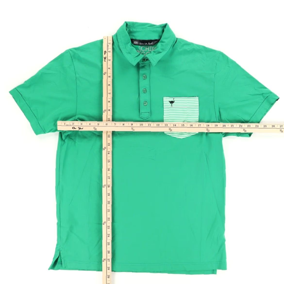 TravisMathew Travis Mathew x Chive Golf Cotton Blend Polo Shirt Green Men's L Size US L / EU 52-54 / 3 - 3 Thumbnail