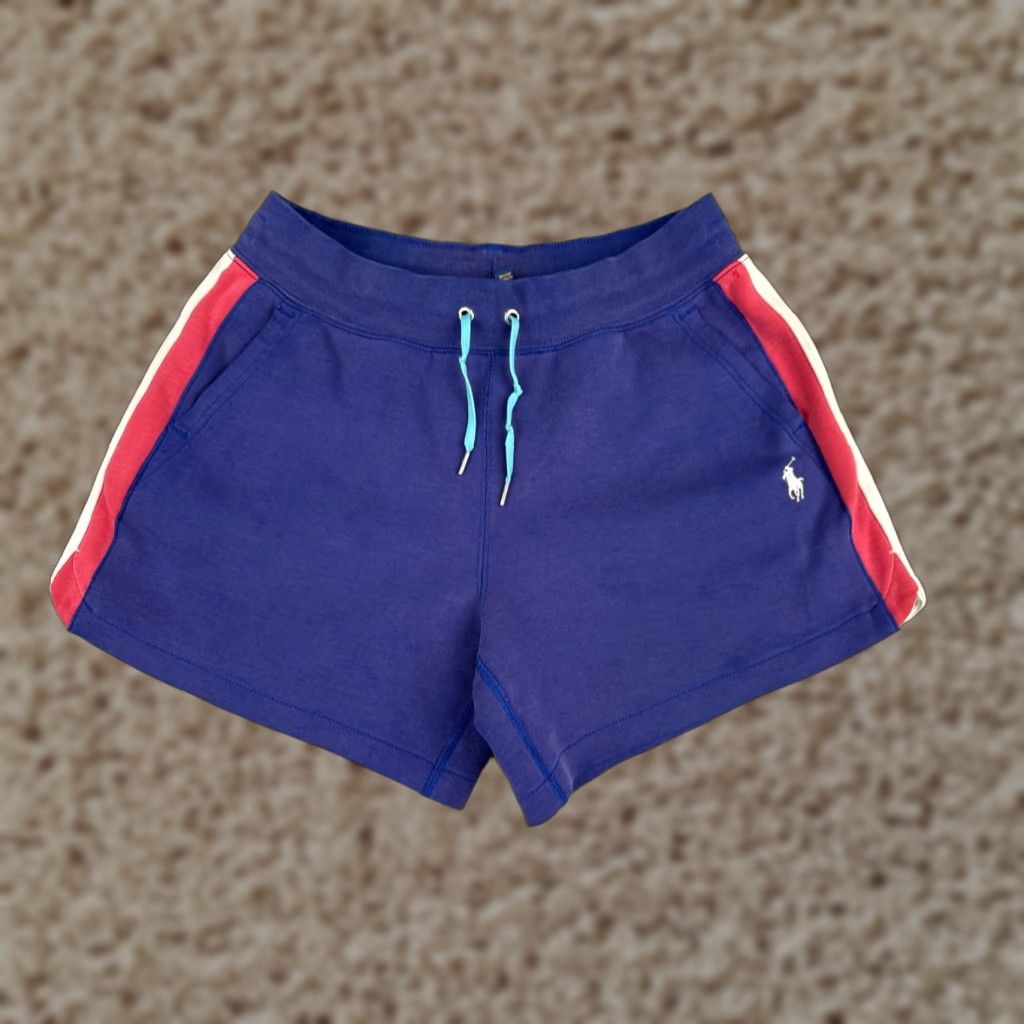Polo Ralph Lauren Polo Ralph Lauren Shorts Womens XS 28x5 Purple Denim 80s Cross Logo Casual Size XS / US 0-2 / IT 36-38 - 1 Thumbnail