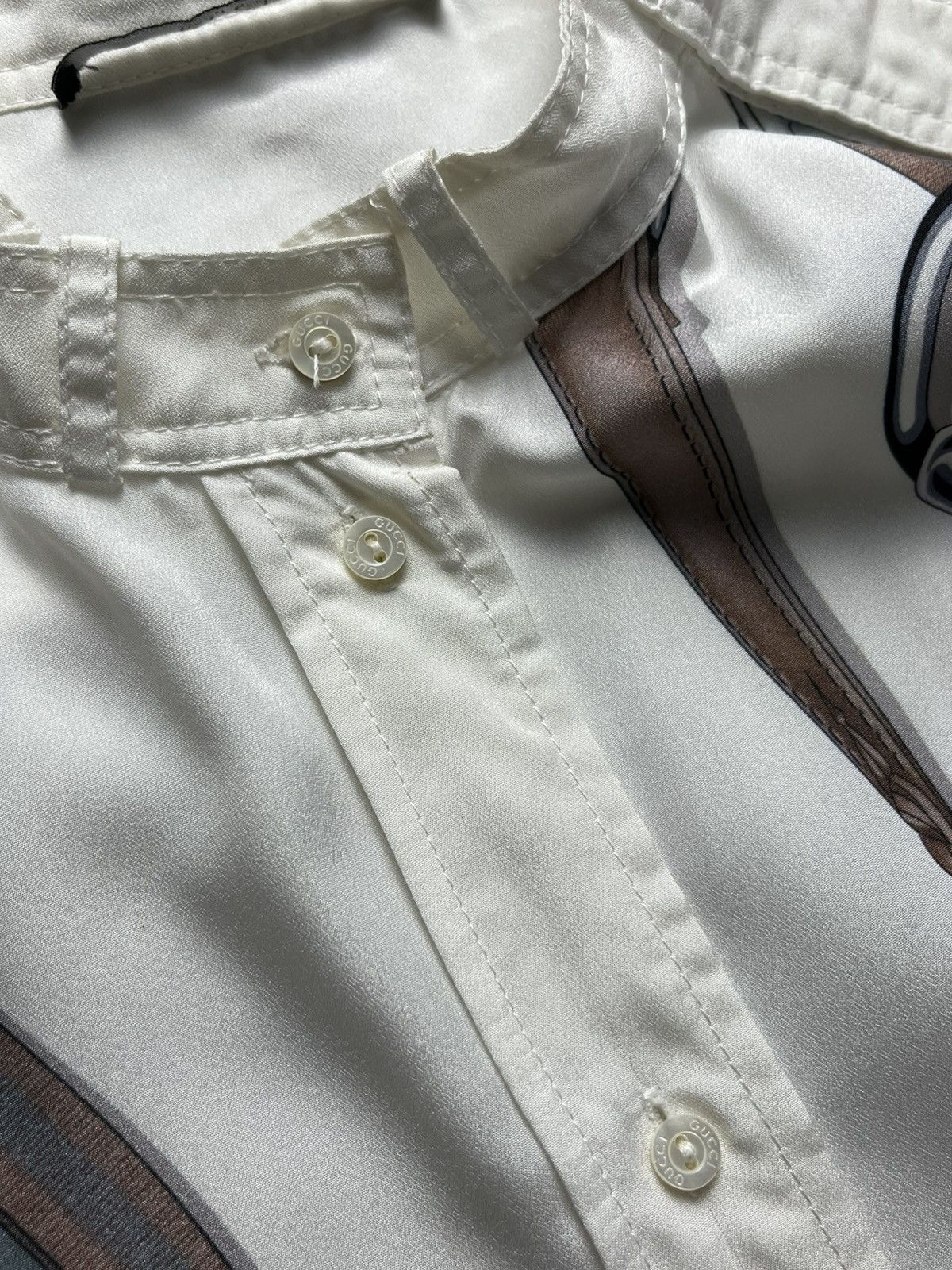 Gucci Gucci - Tom ford - SS11 Resort 11 Horsebit Shirt Size XS / US 0-2 / IT 36-38 - 9 Thumbnail