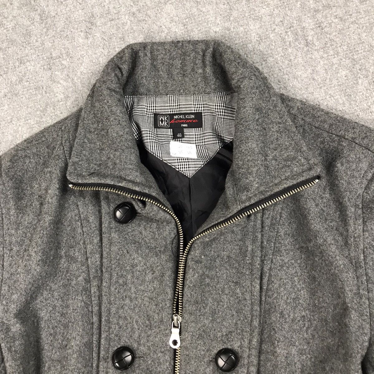 Japanese Brand × Michel Klein MICHEL KLEIN ZIPPER WOOL JACKET Size US M / EU 48-50 / 2 - 6 Thumbnail