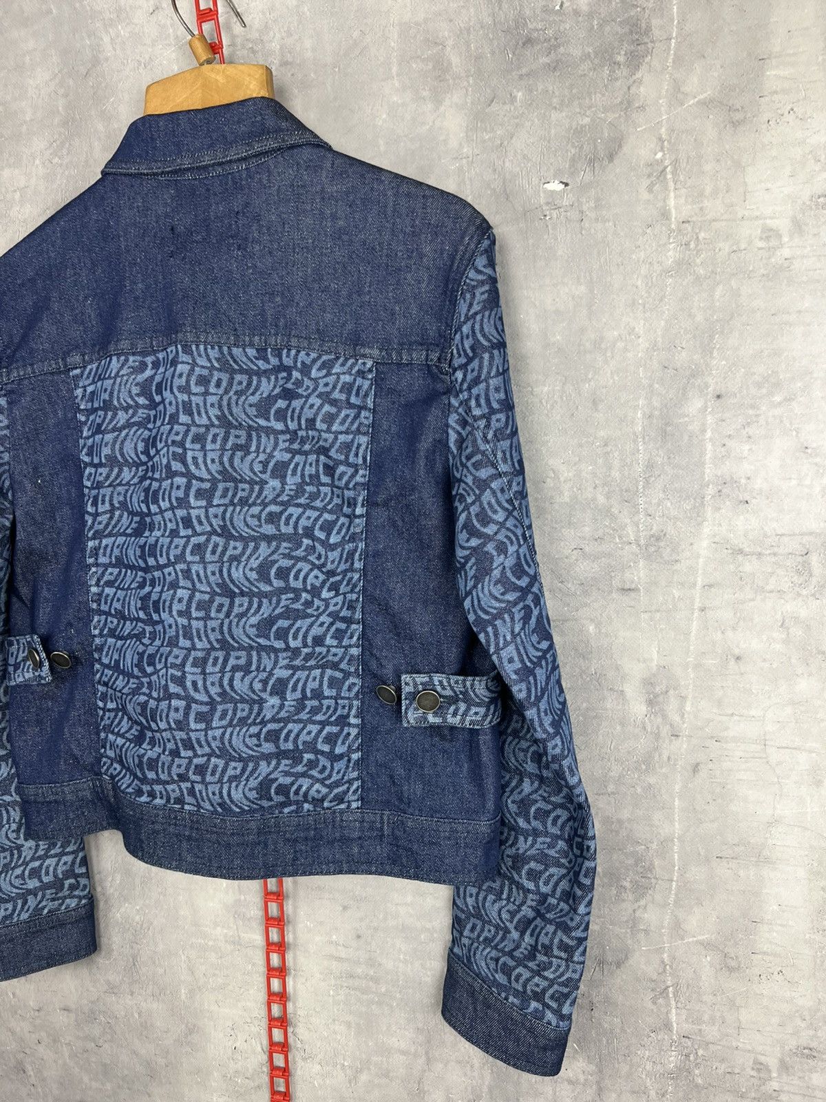 Cop Copine Cop Copine Y2K Women Monogram Denim Jacket Size 38 Size XS / US 0-2 / IT 36-38 - 13 Thumbnail