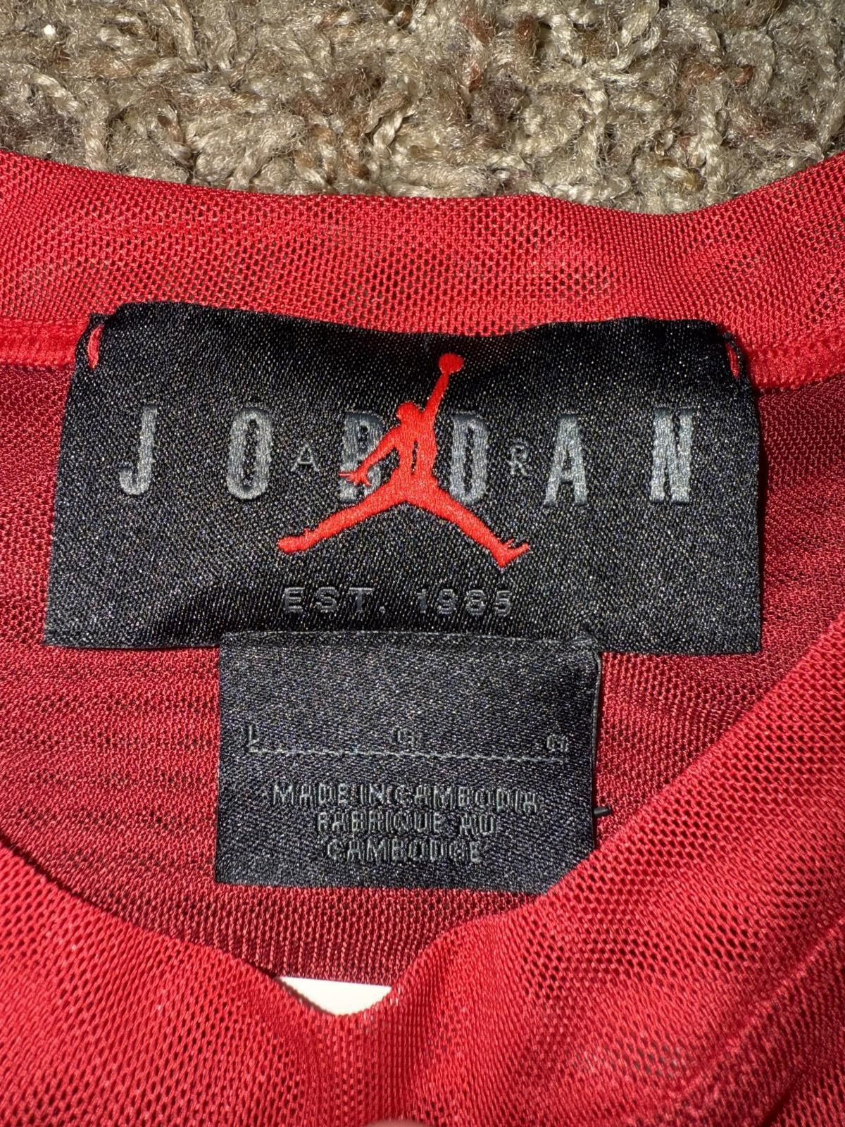 Nike Jordan Women’s Teyana Taylor Long Sleeve Mesh Top Size L / US 10 / IT 46 - 3 Thumbnail