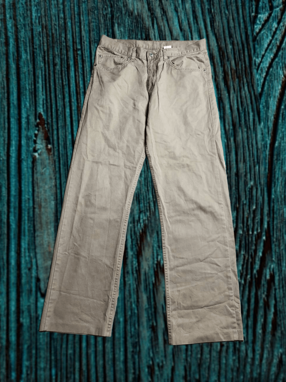 Levi's LEVIS 505 Denim Men's Beige Jeans Regular Fit Button Size US 34 / EU 50 - 1 Thumbnail