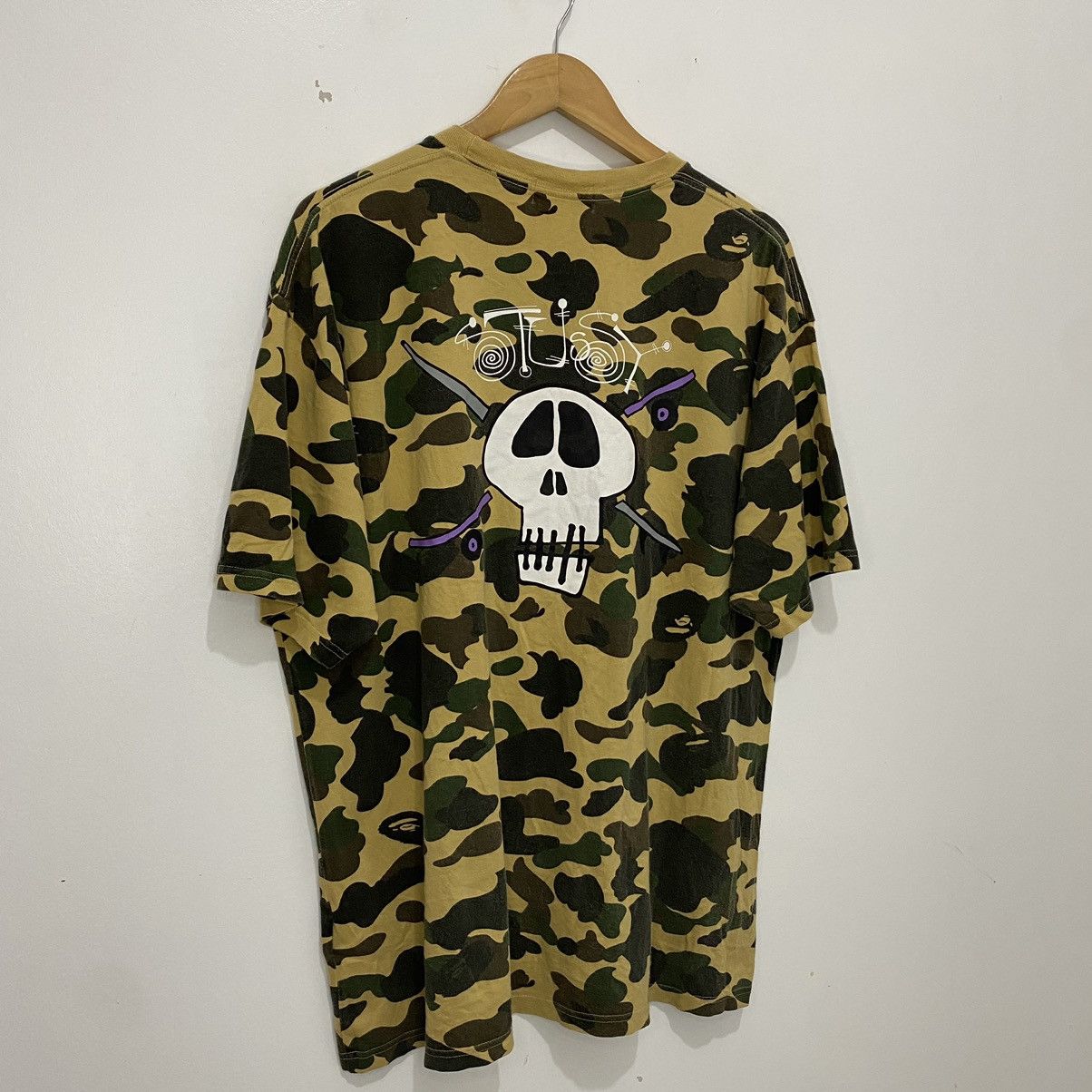 Bape × Stussy Bape x Stussy 30th Anniversary 1st Camo Tee Size US XL / EU 56 / 4 - 5 Thumbnail