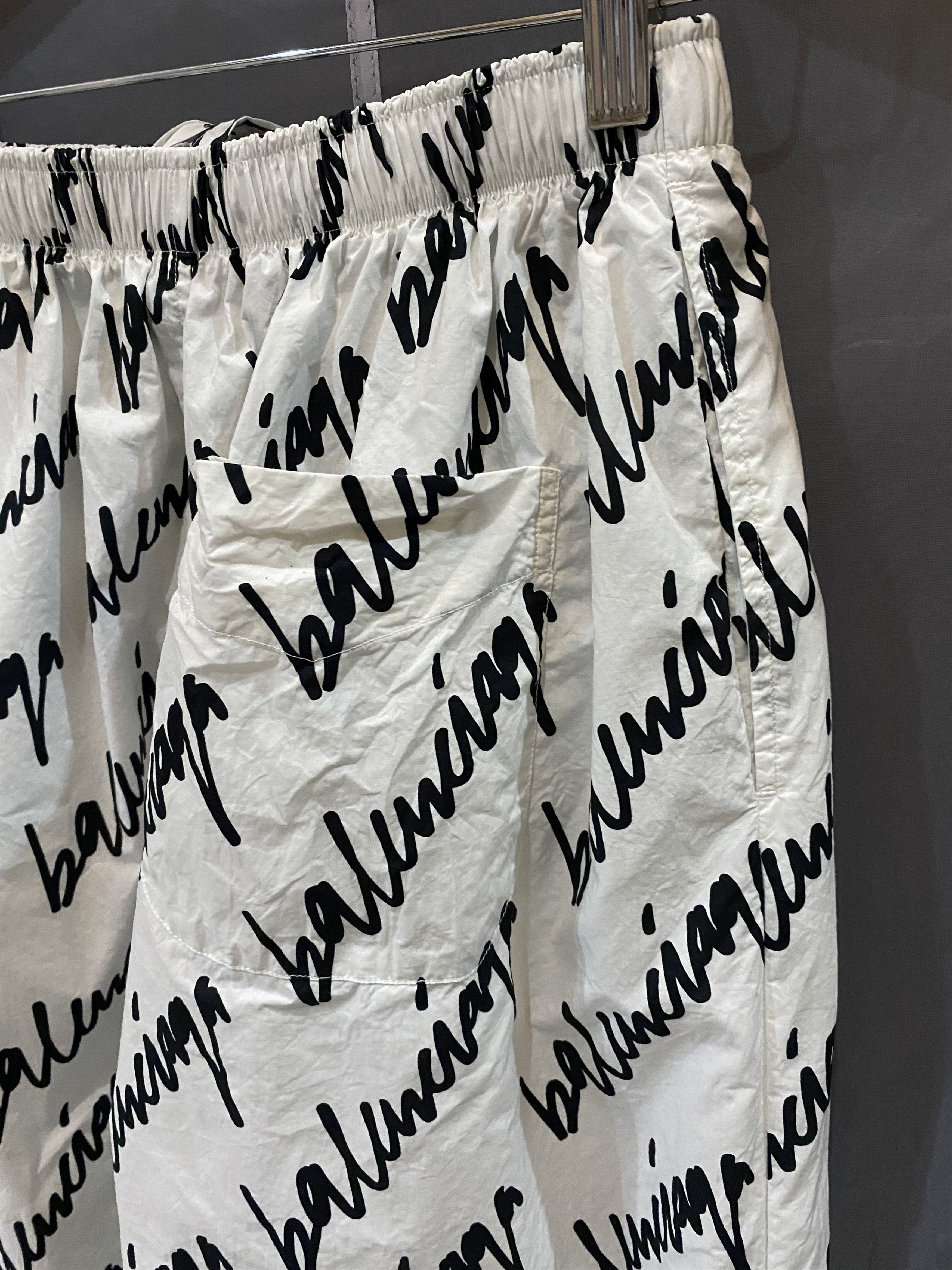 Balenciaga Balenciaga Cursive Logo Pajama Pants Size 25" / US 0 / IT 36 - 5 Thumbnail
