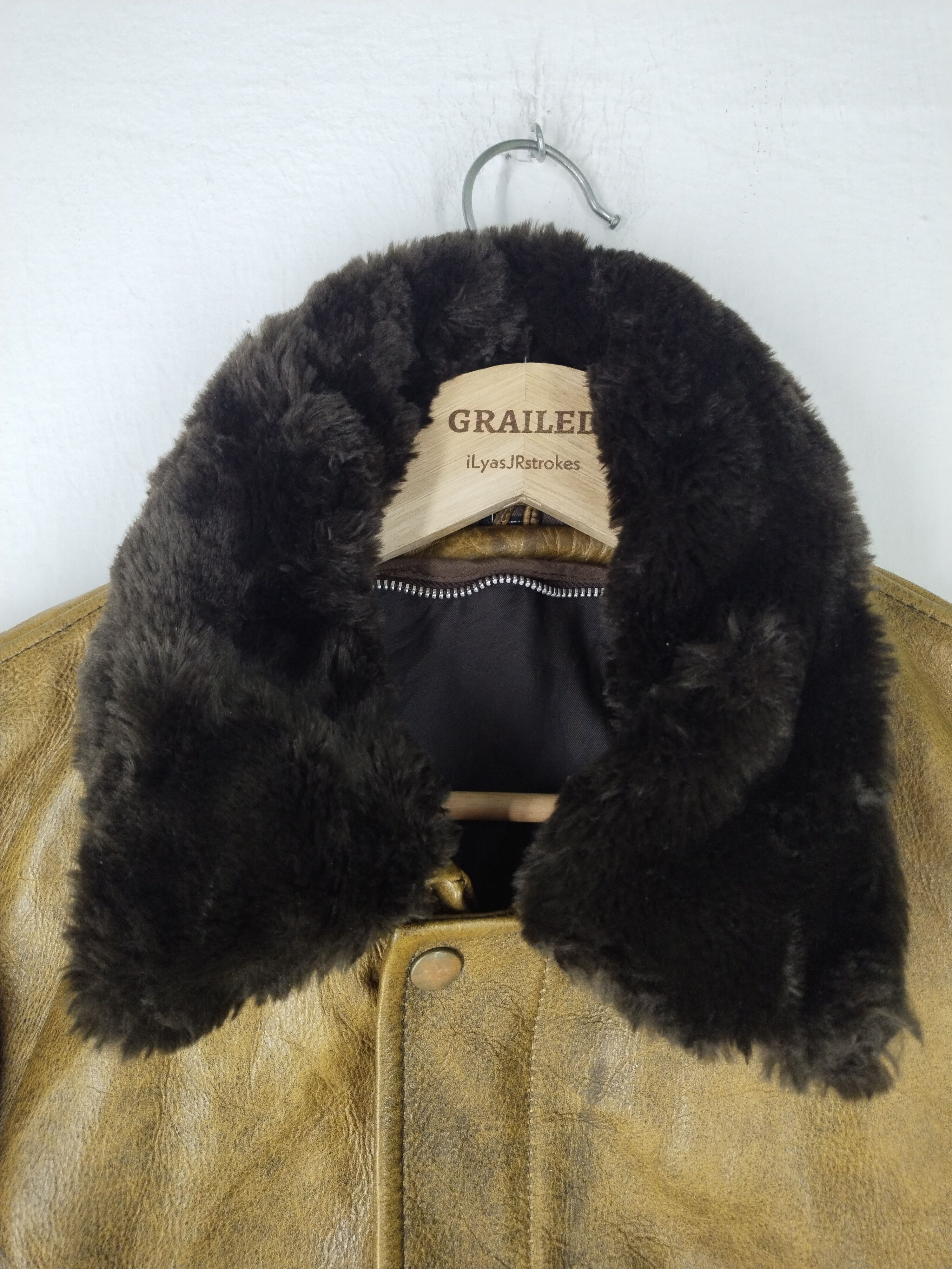 Vintage Vintage Leather Motorcycle Jacket Size US L / EU 52-54 / 3 - 5 Thumbnail
