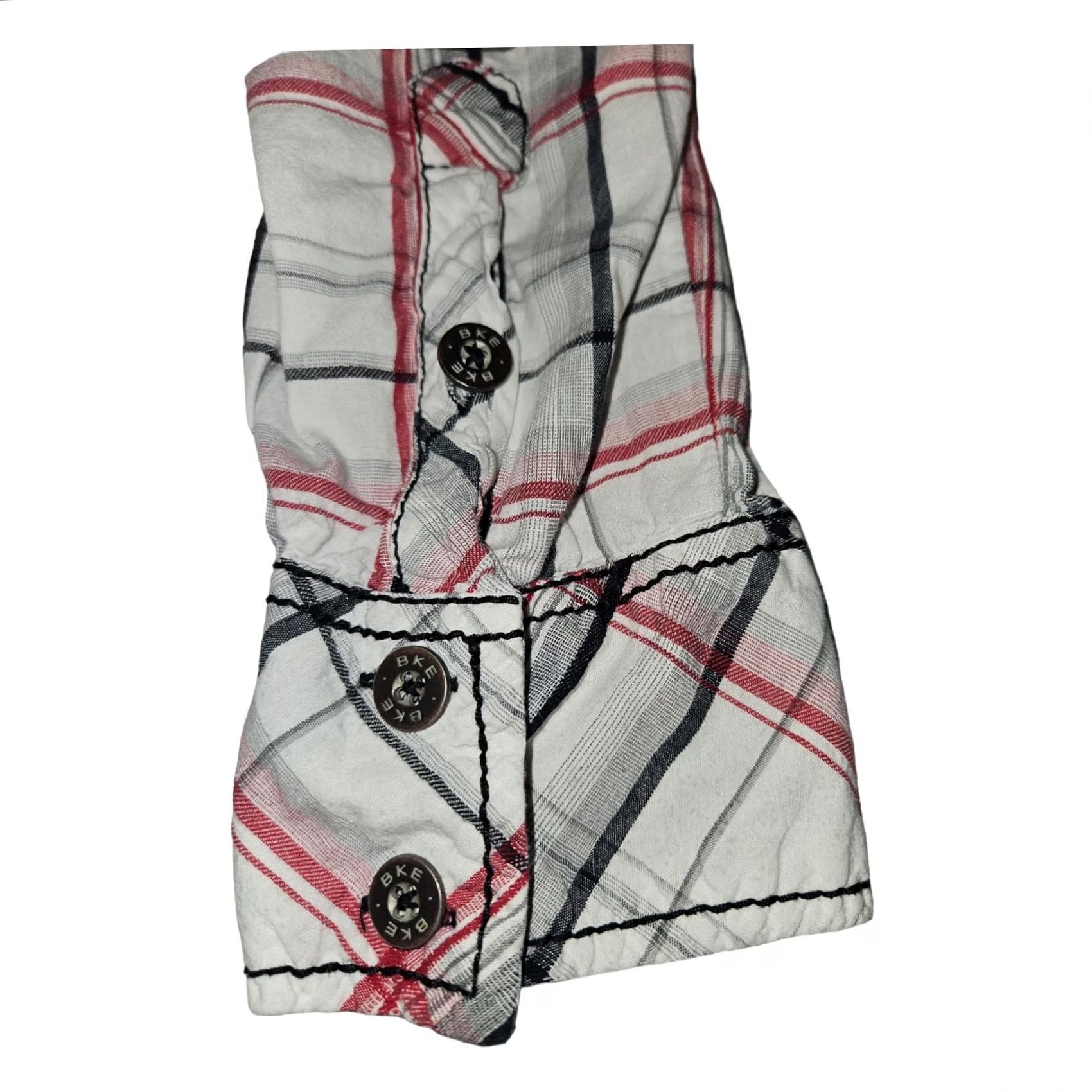 BKE BKE Button-Up Shirt Large Men's Long Sleeve Plaid Multicolor Athletic Fit Size US L / EU 52-54 / 3 - 5 Thumbnail